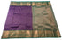 Kanchi Vegan Silk Saree With Contrast Blouse and Rich Jari Pallu