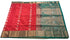 Kanchi Vegan Silk Saree With Contrast Blouse and Rich Jari Pallu