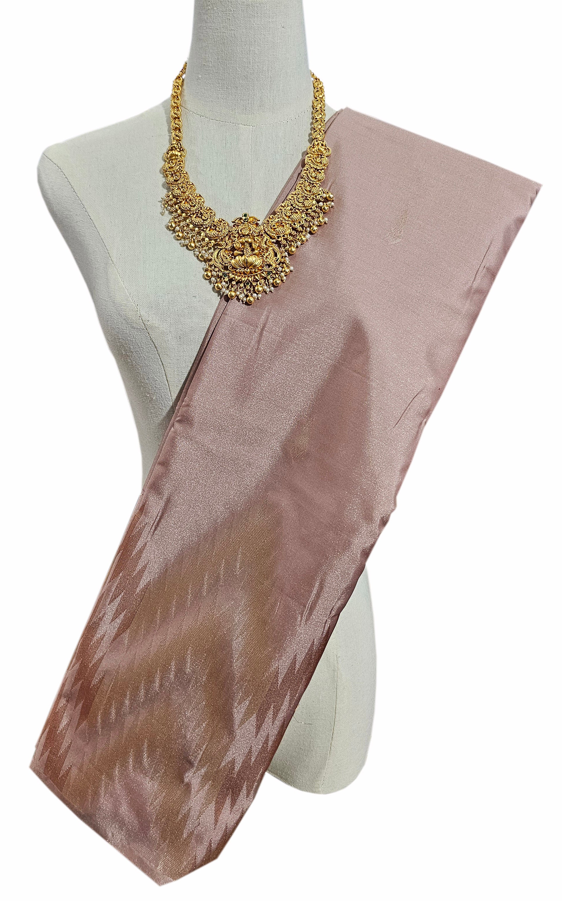 Vegan Soft Temple Border Sarees