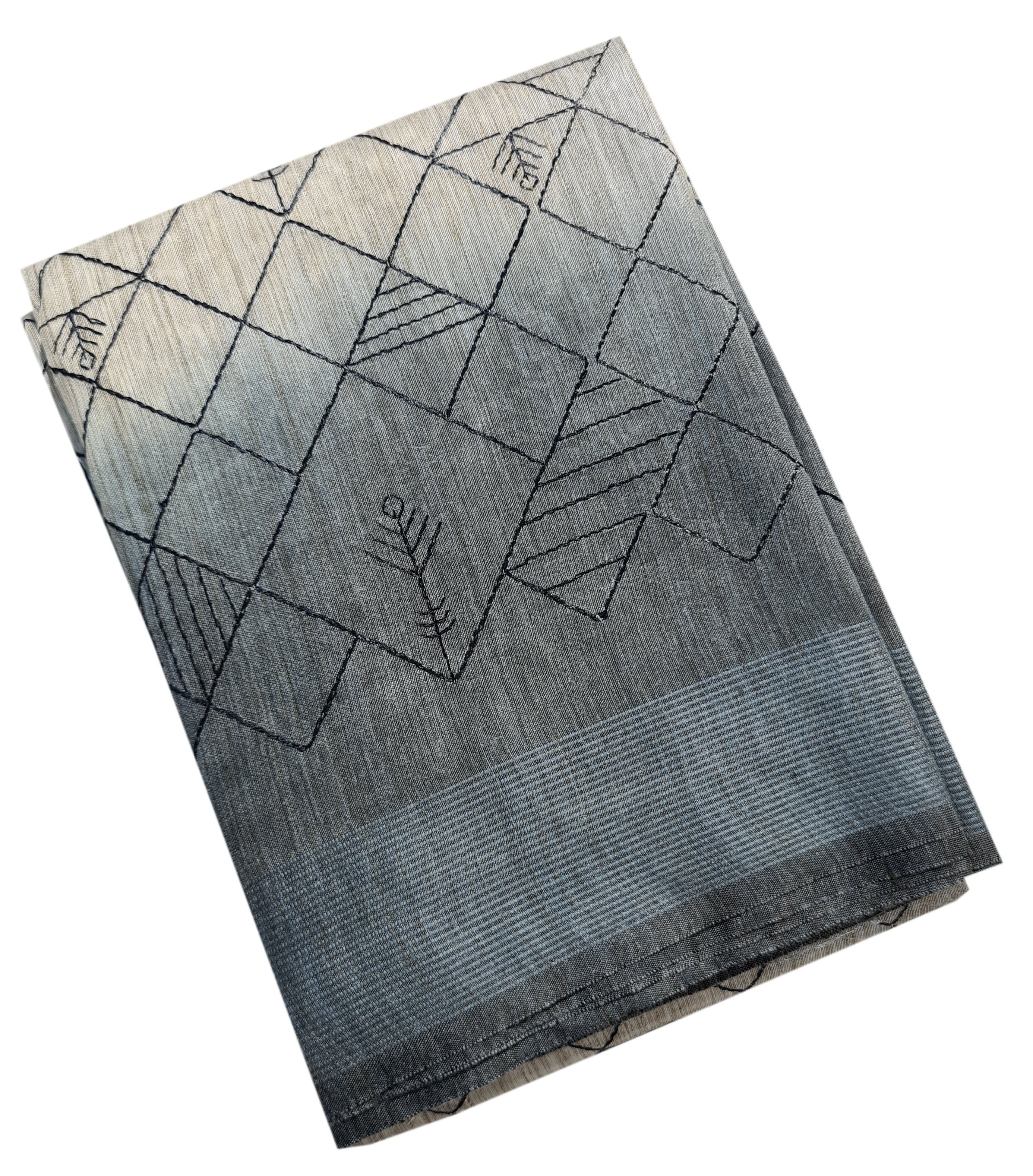 Semi Tussar Antic Design Sarees