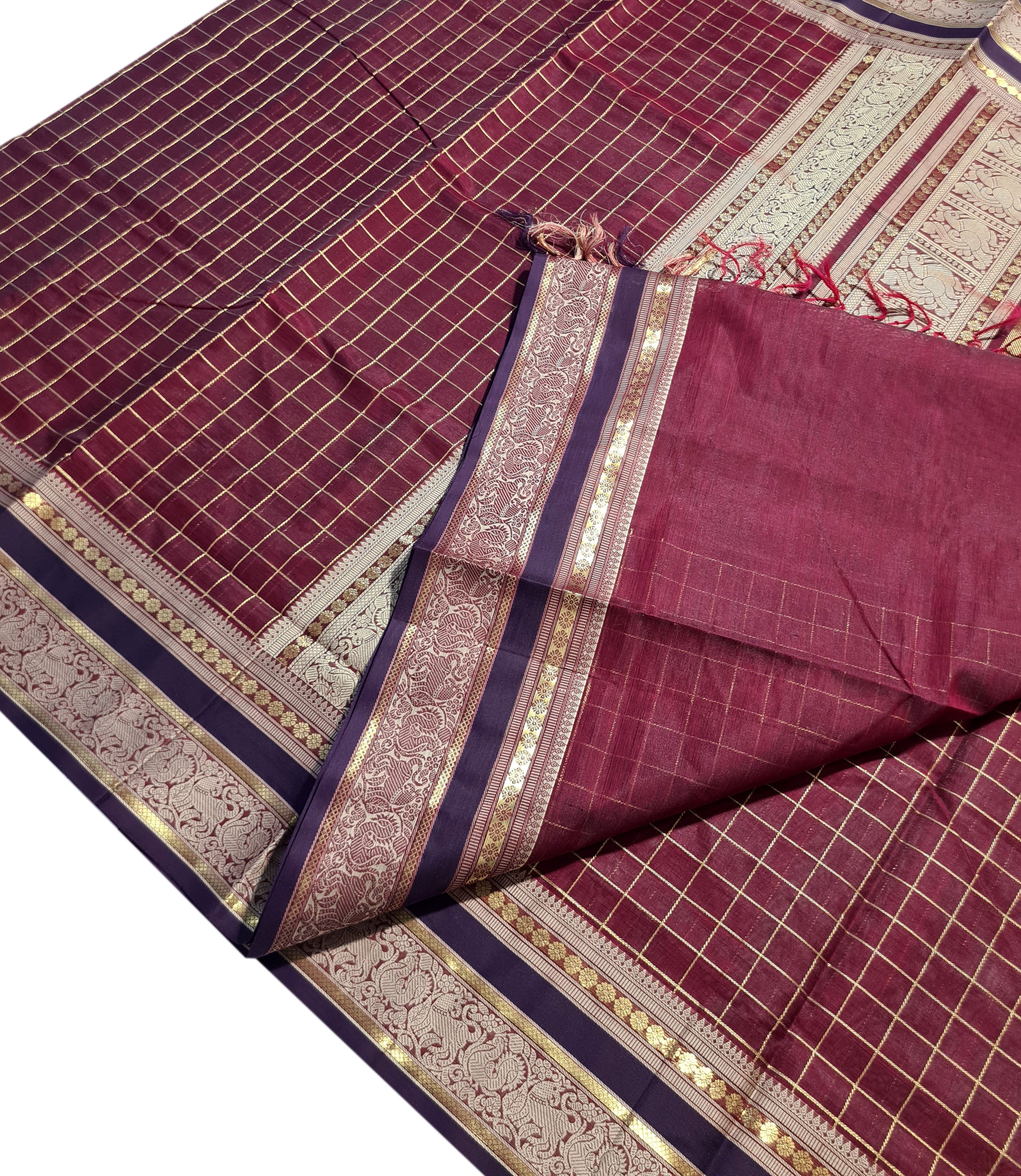 Kanchipuram Pure Silk Cotton Saree