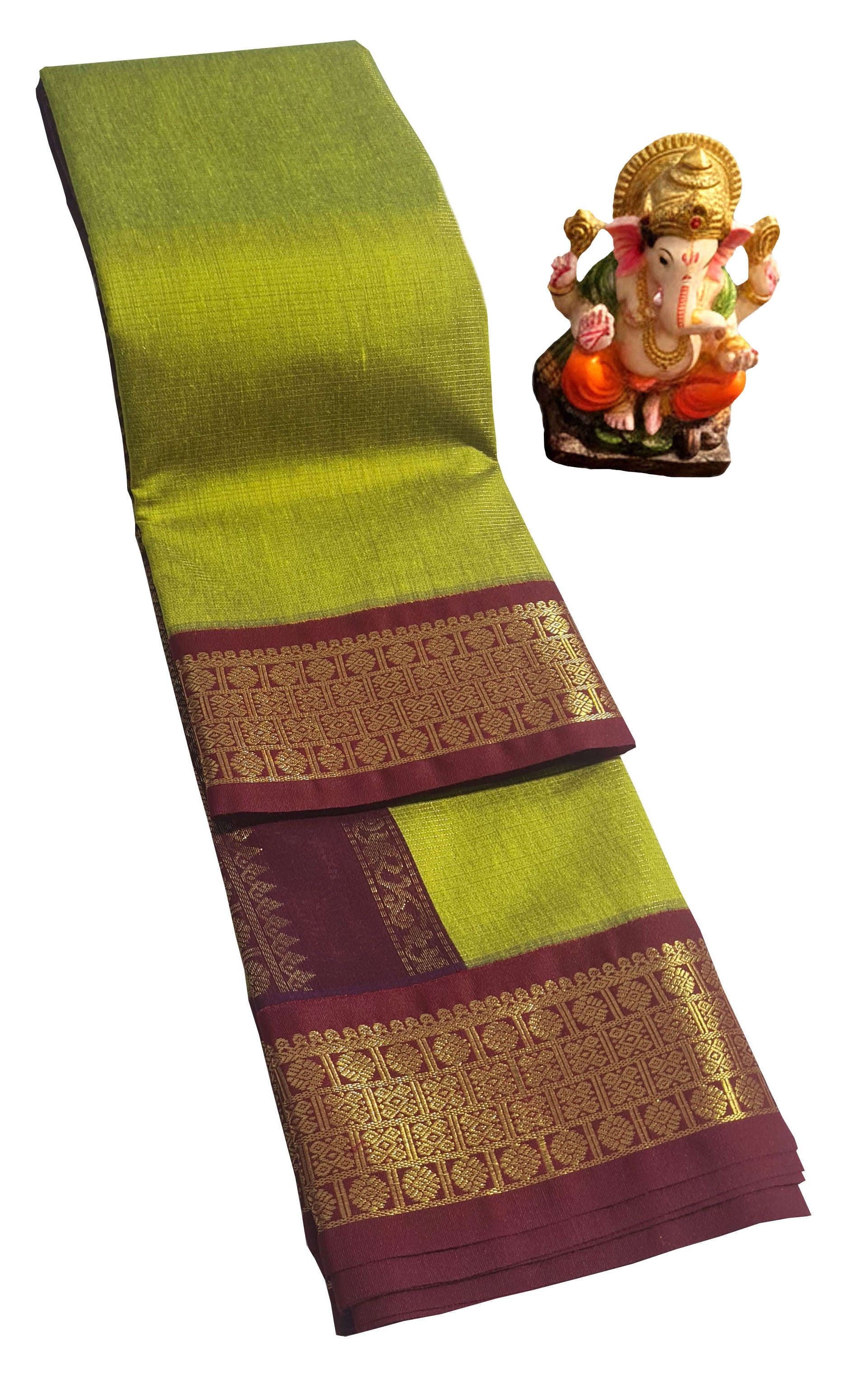 Vairaoosi Kanchipuram Agarlic Cotton Sarees