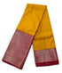 Kanchi Vegan Silk Saree With Contrast Blouse and Rich Jari Pallu