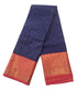 Kanchi Vegan Silk Saree With Contrast Blouse and Rich Jari Pallu