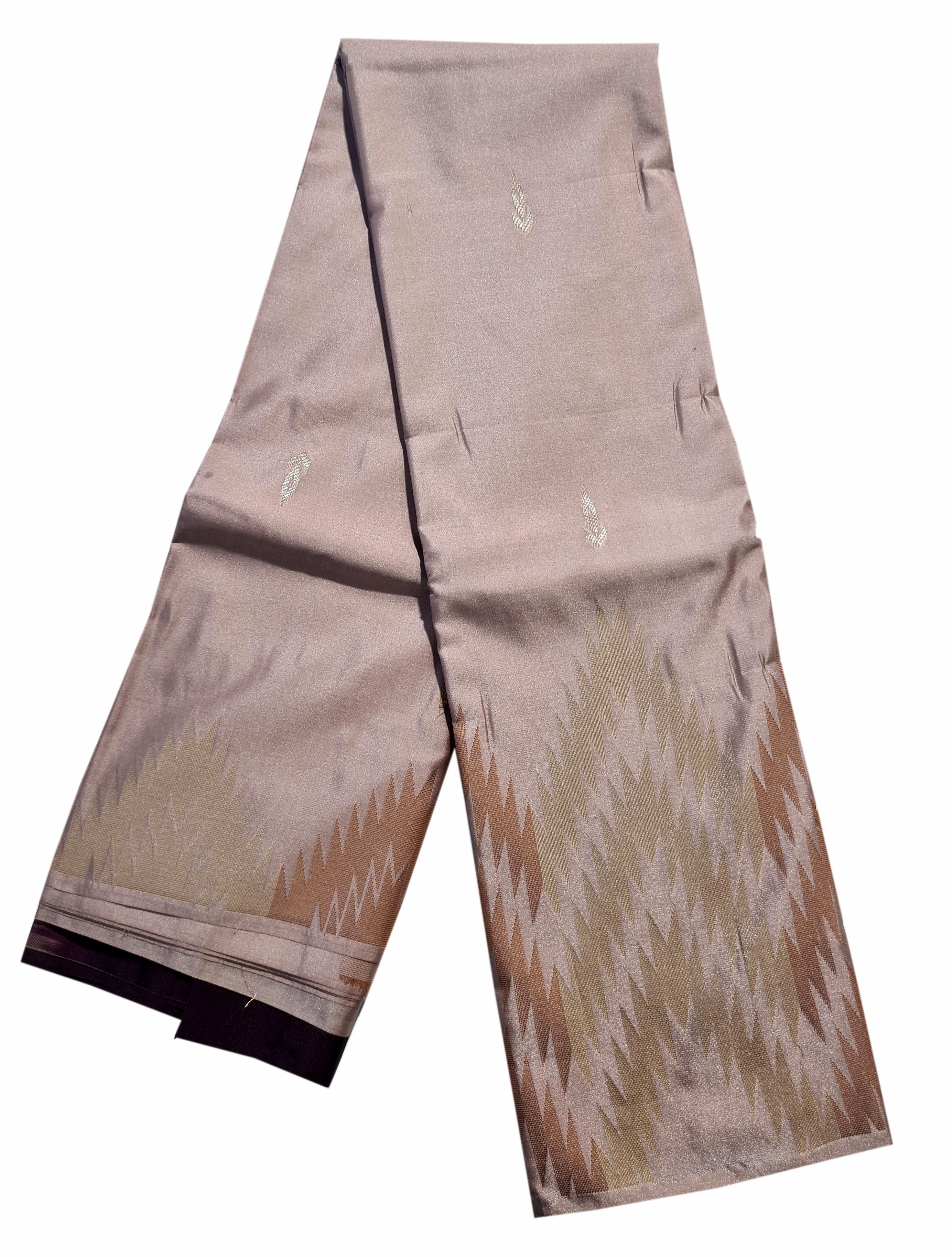 Vegan Soft Temple Border Sarees