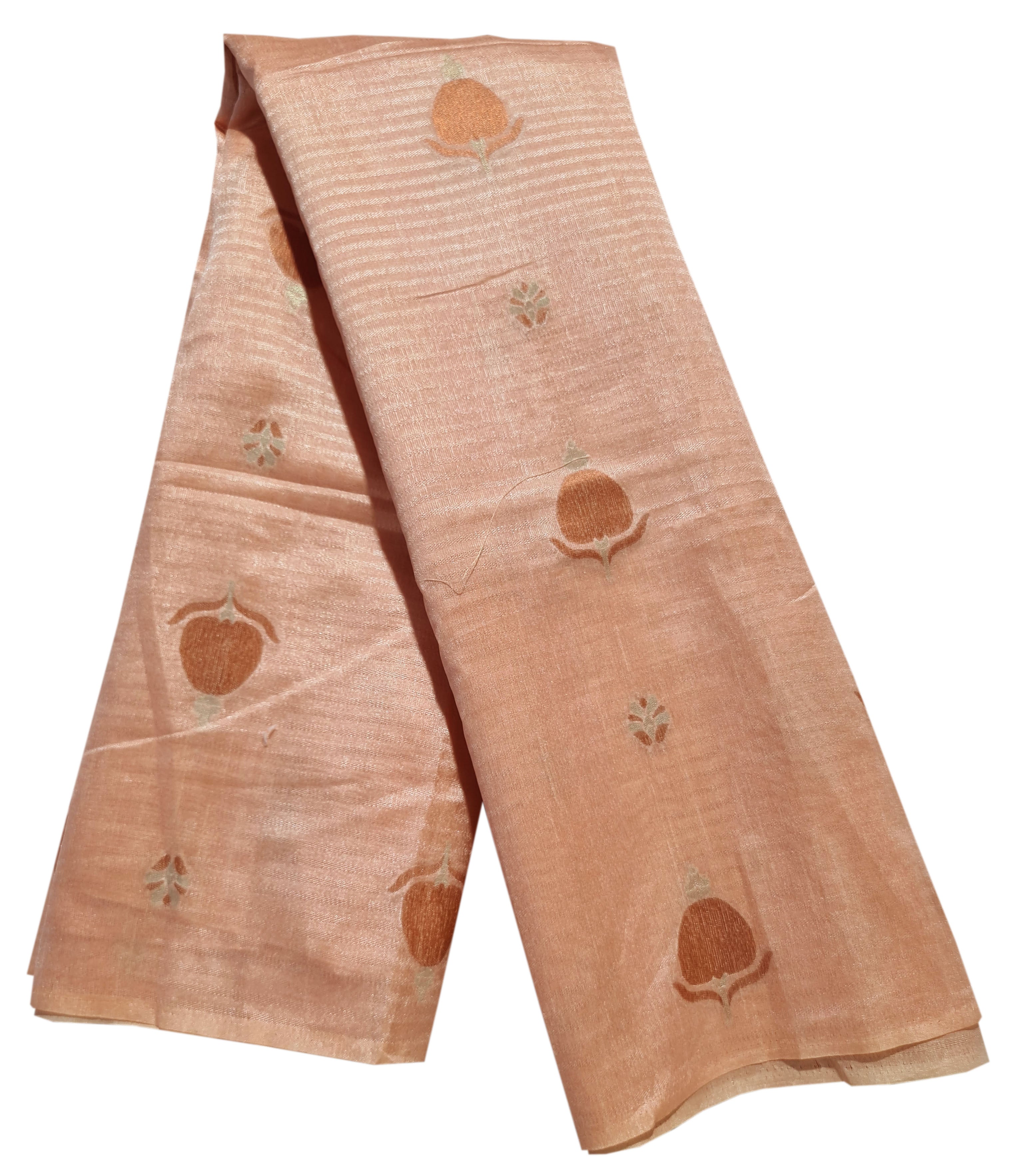Semi Tussar Antic Design Sarees
