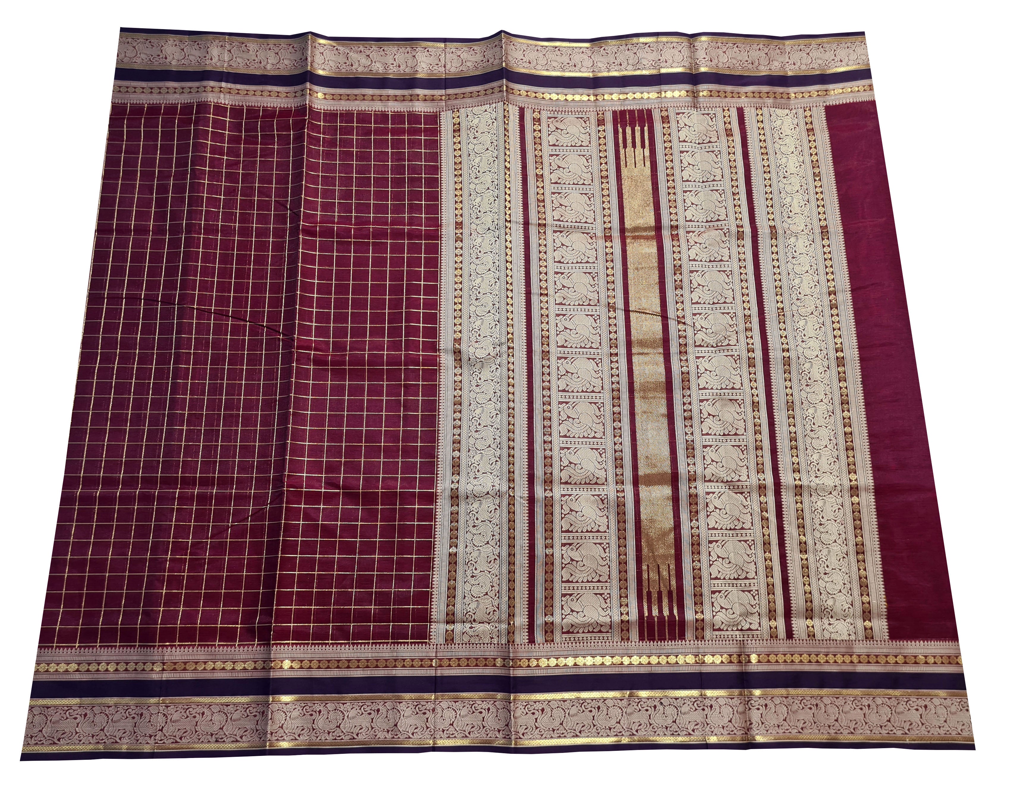Kanchipuram Pure Silk Cotton Saree