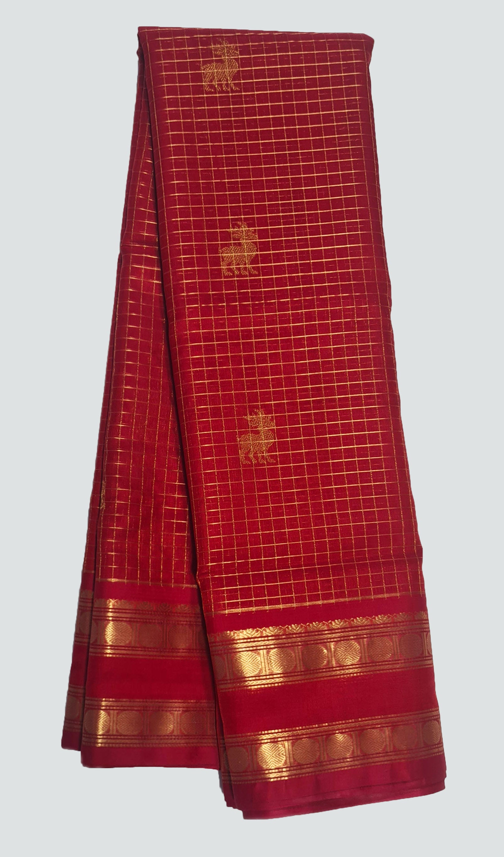 Kanchipuram Pure Silk Cotton Saree