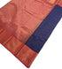Kanchi Vegan Silk Saree With Contrast Blouse and Rich Jari Pallu