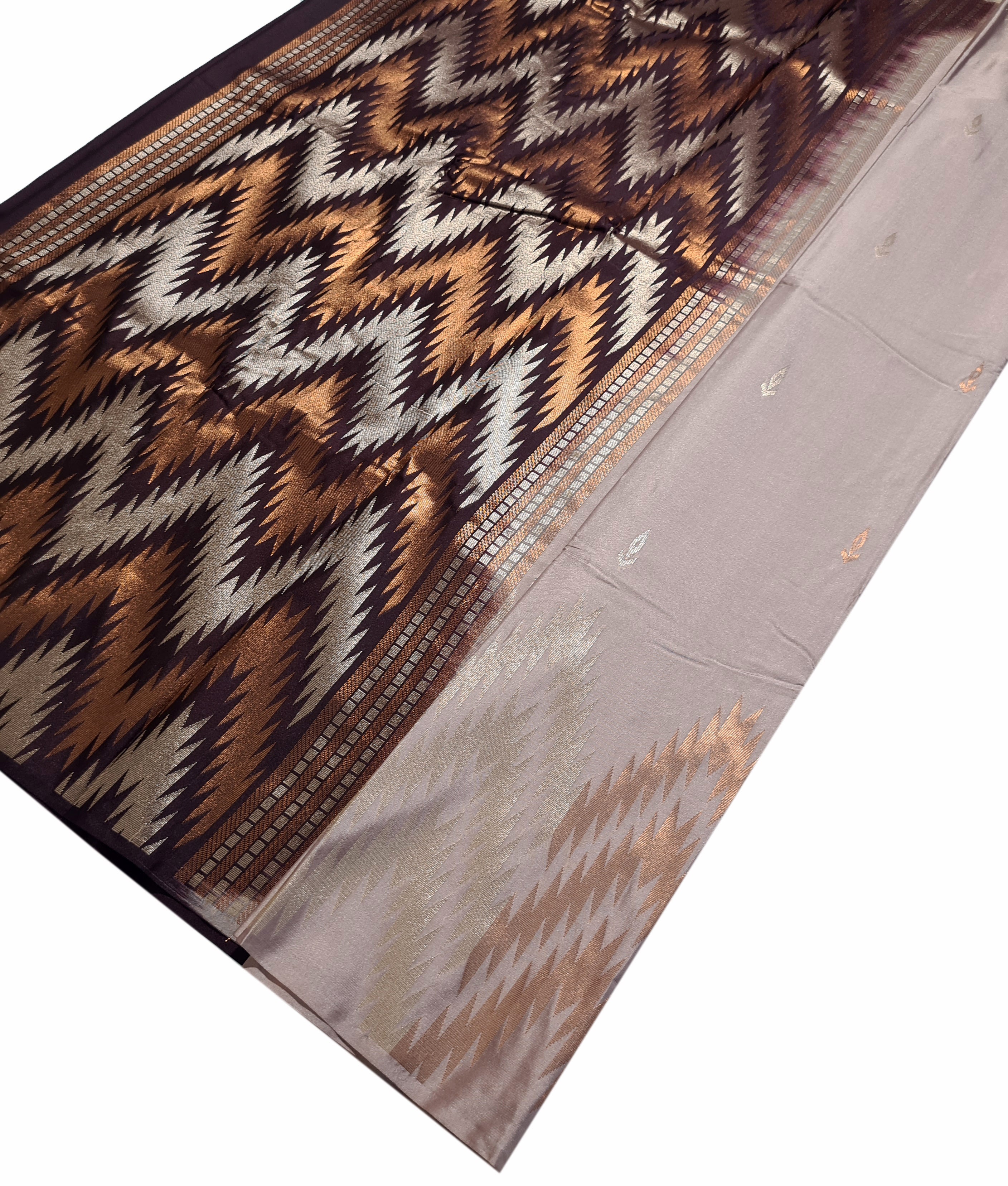 Vegan Soft Temple Border Sarees
