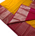 Kanchi Vegan Silk Saree With Contrast Blouse and Rich Jari Pallu