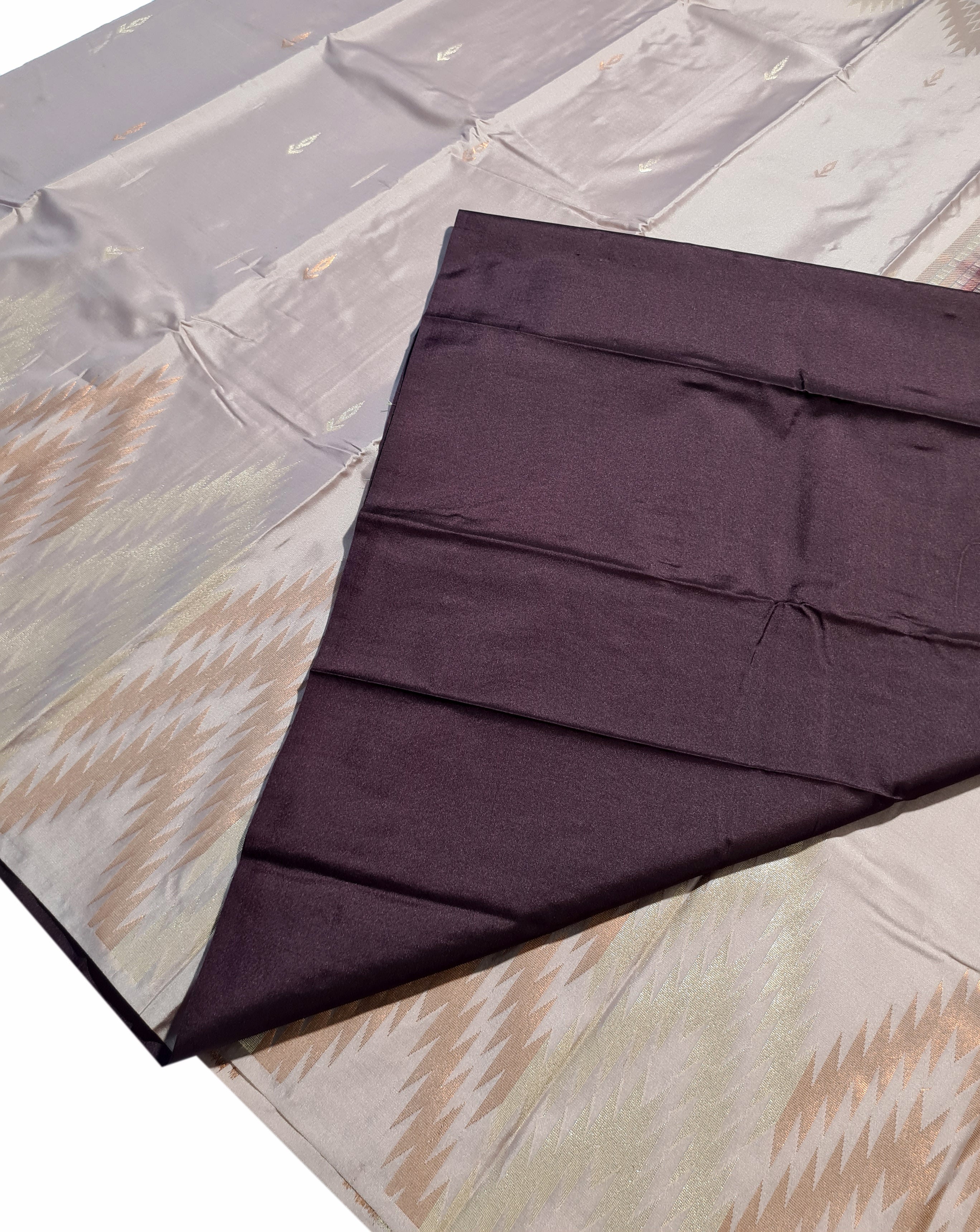 Vegan Soft Temple Border Sarees