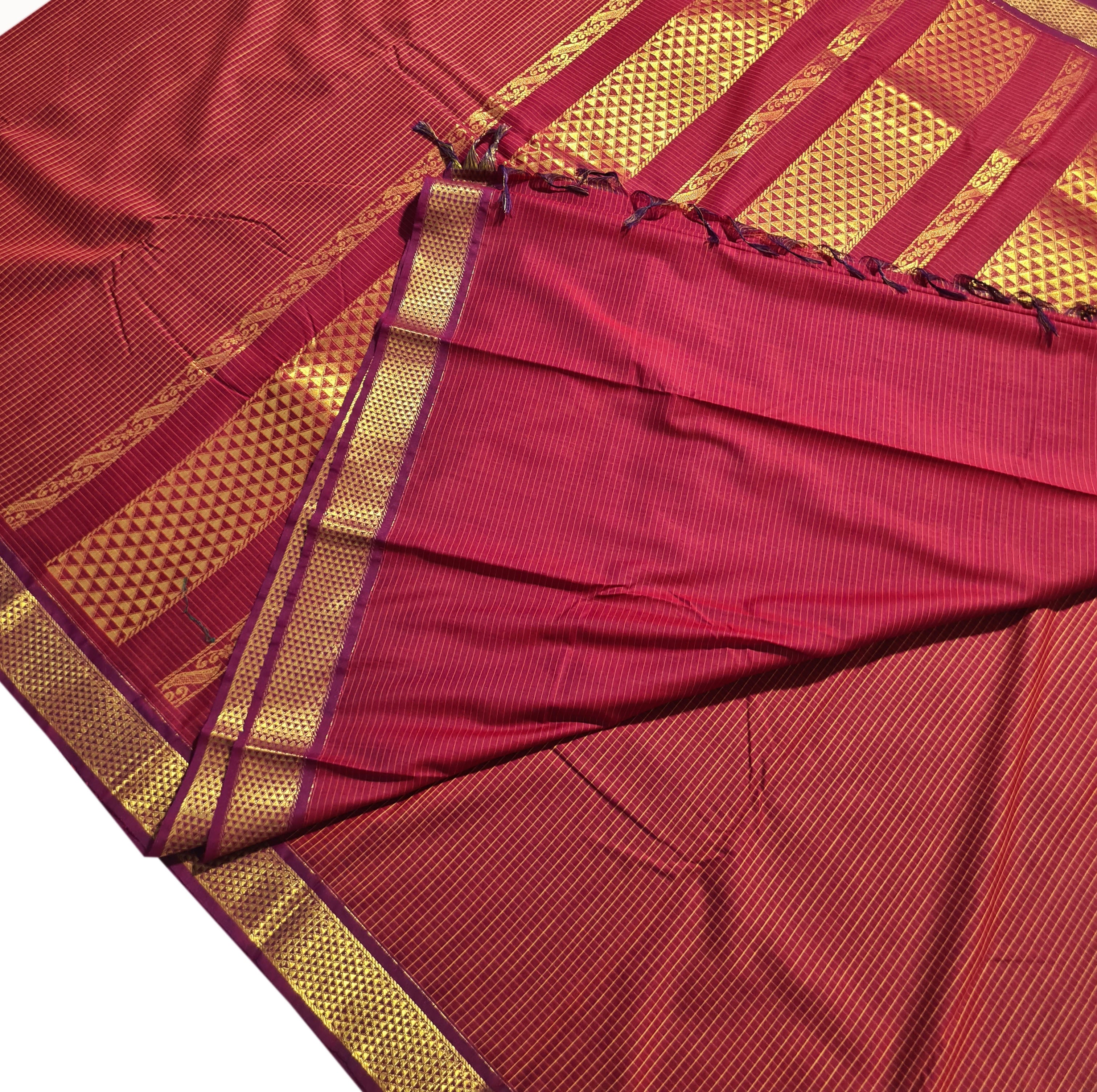 Vairaoosi Agarlic Cotton Silk Sarees