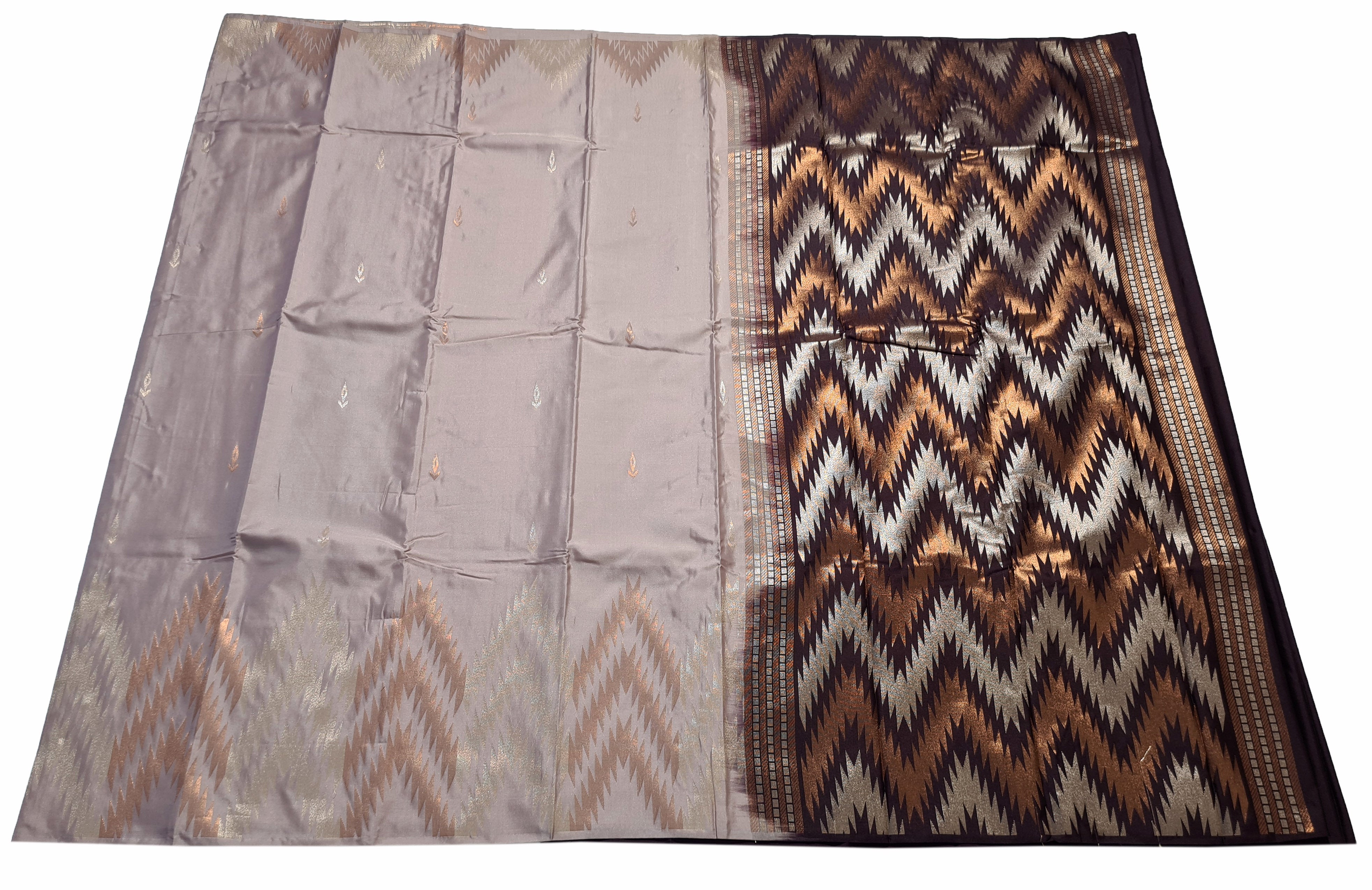 Vegan Soft Temple Border Sarees