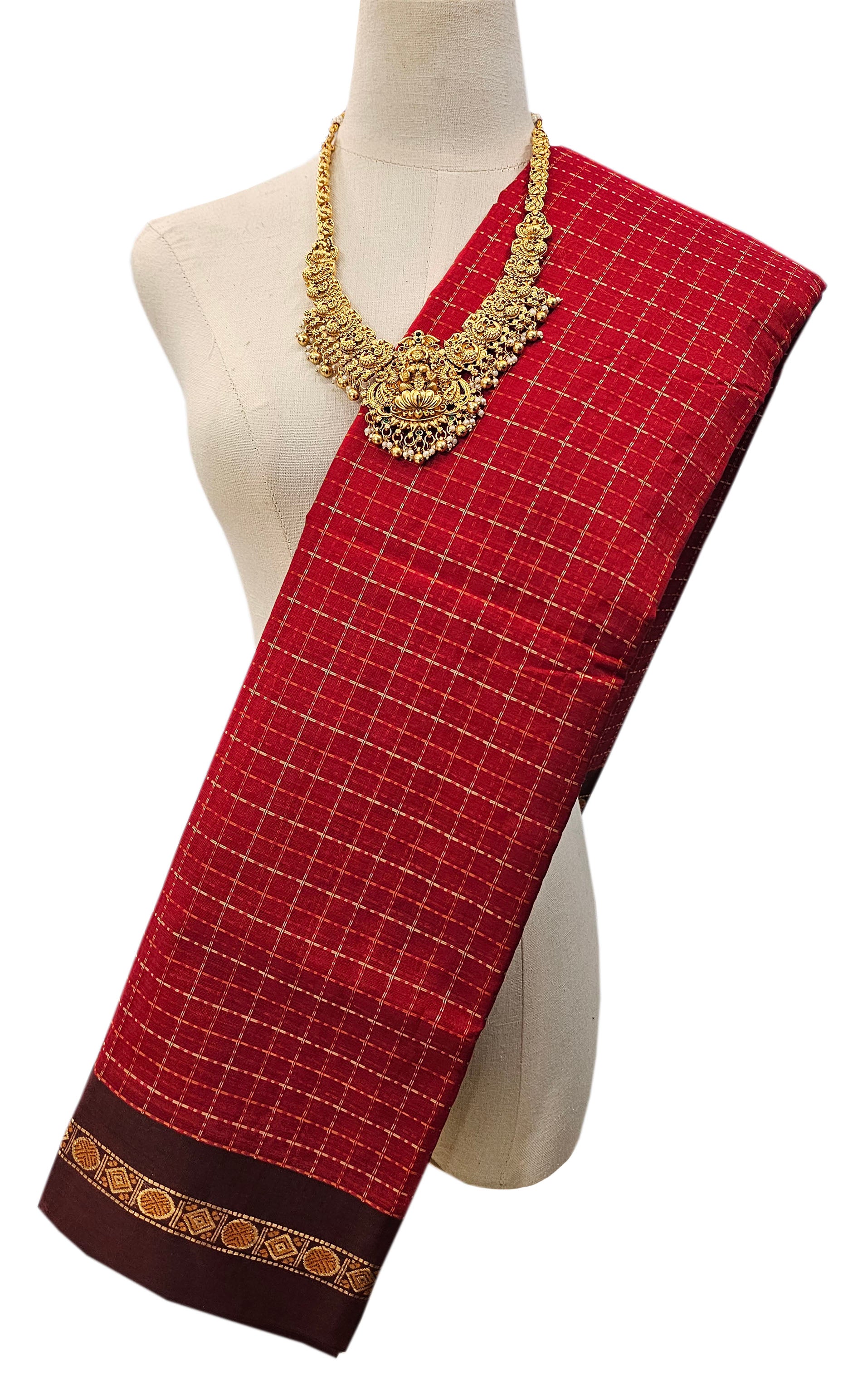 Kanchipuram Pure Silk Cotton Saree