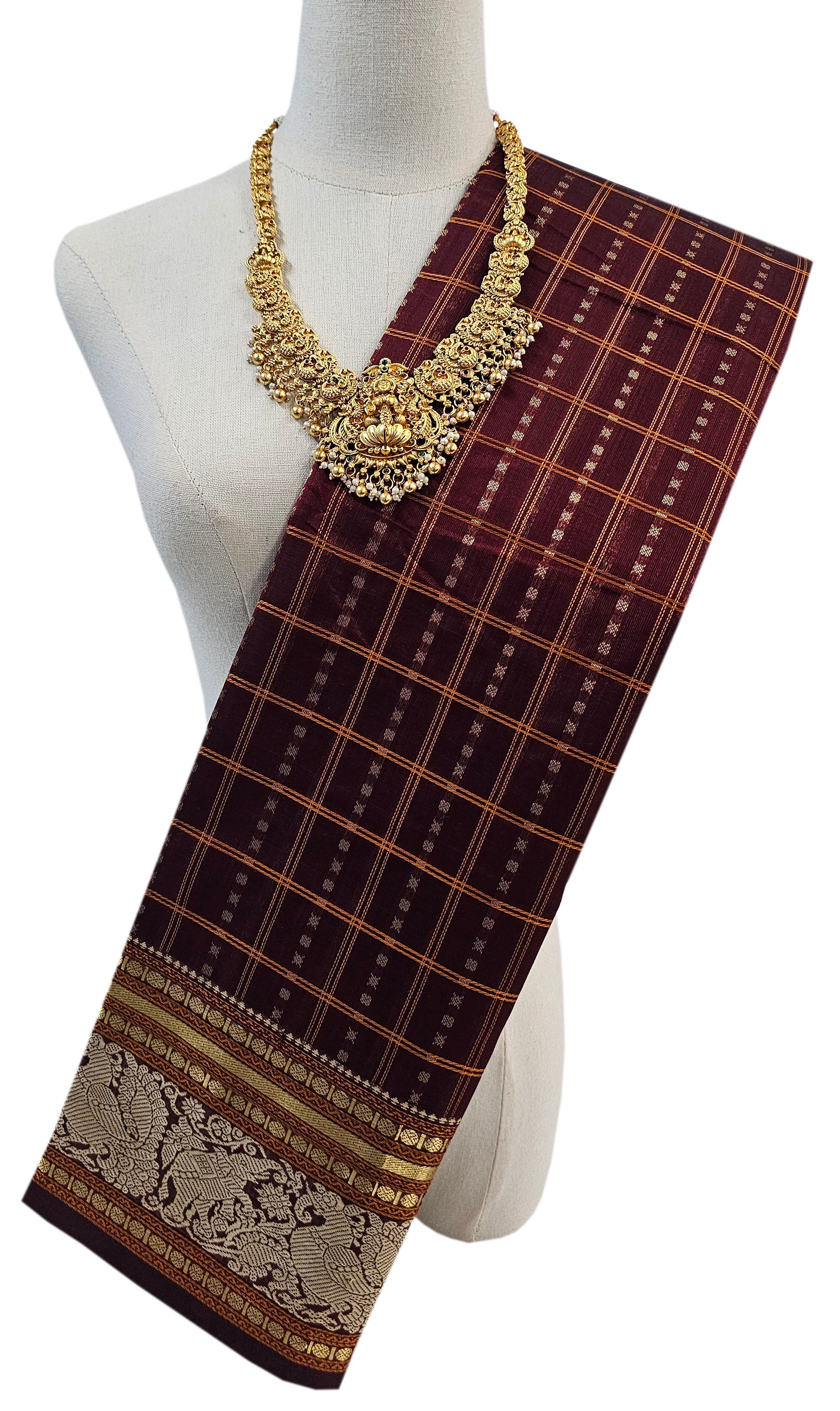 Kanchipuram Pure Silk Cotton Saree