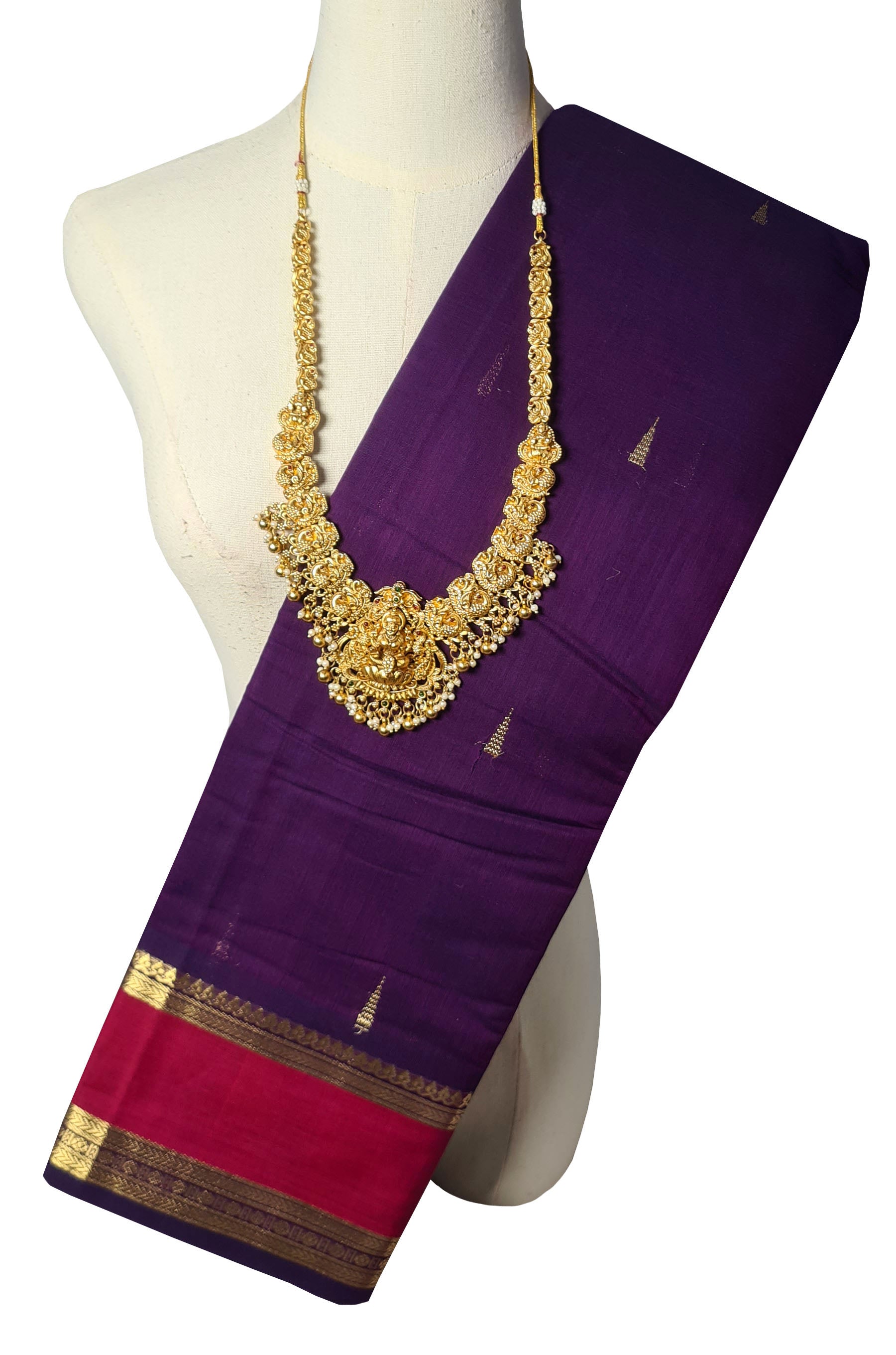 Kanchipuram Pure Silk Cotton Saree