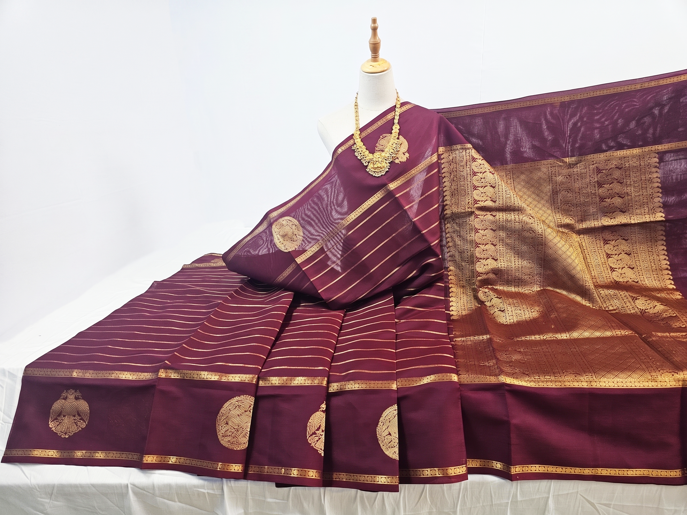 Kanchipuram Pure Silk Cotton Saree
