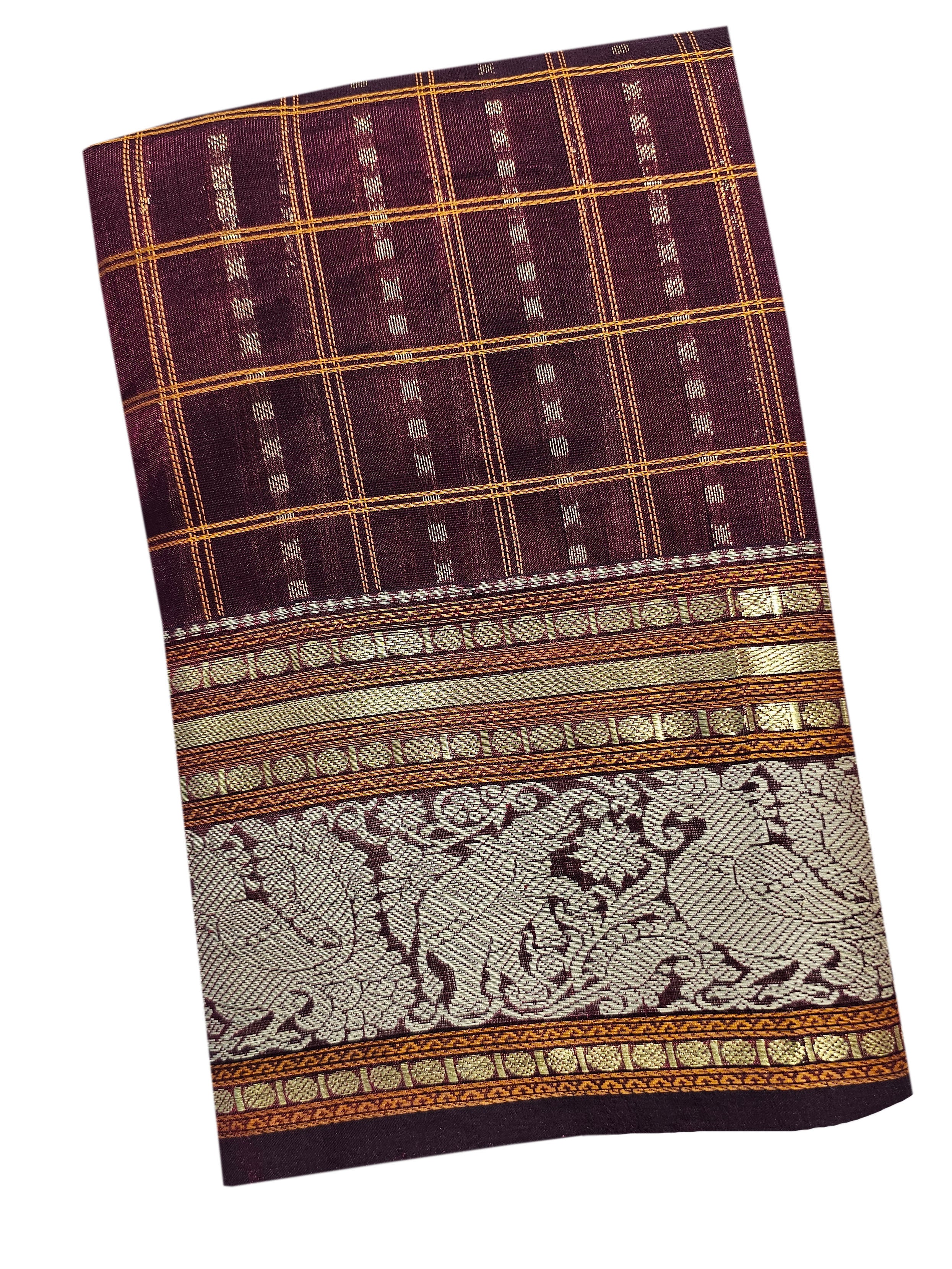 Kanchipuram Pure Silk Cotton Saree