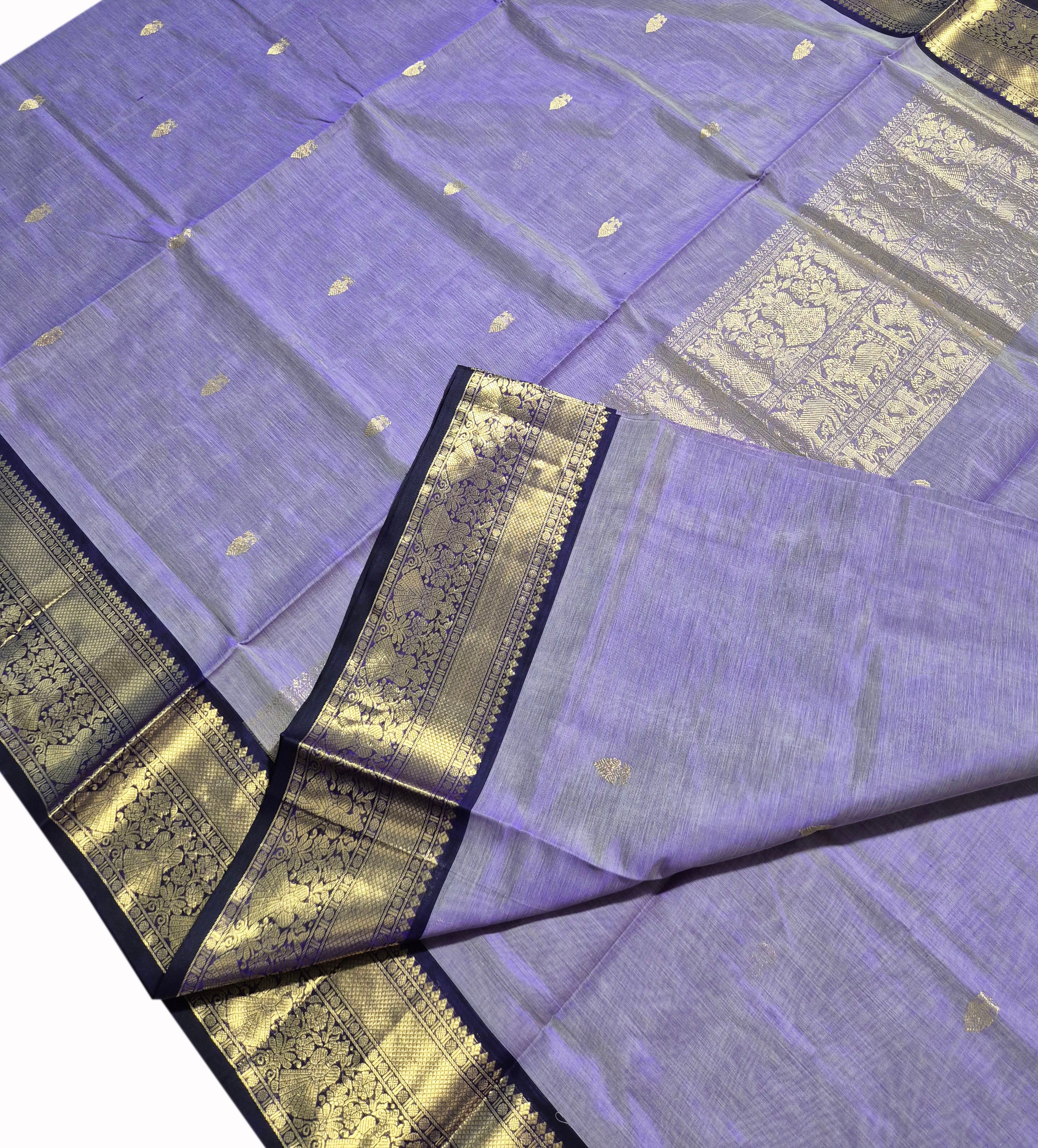 Kanchipuram Pure Silk Cotton Saree