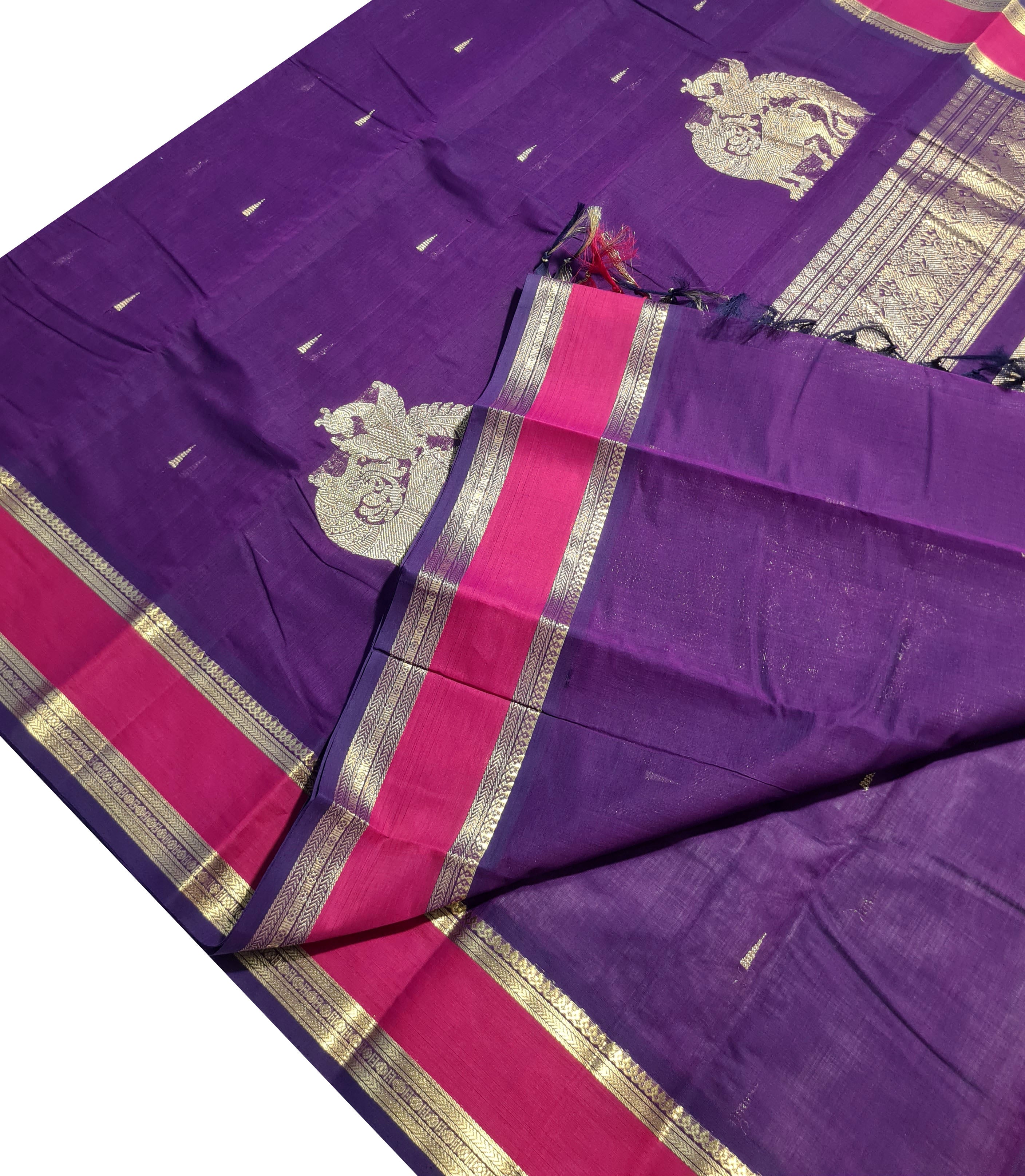 Kanchipuram Pure Silk Cotton Saree