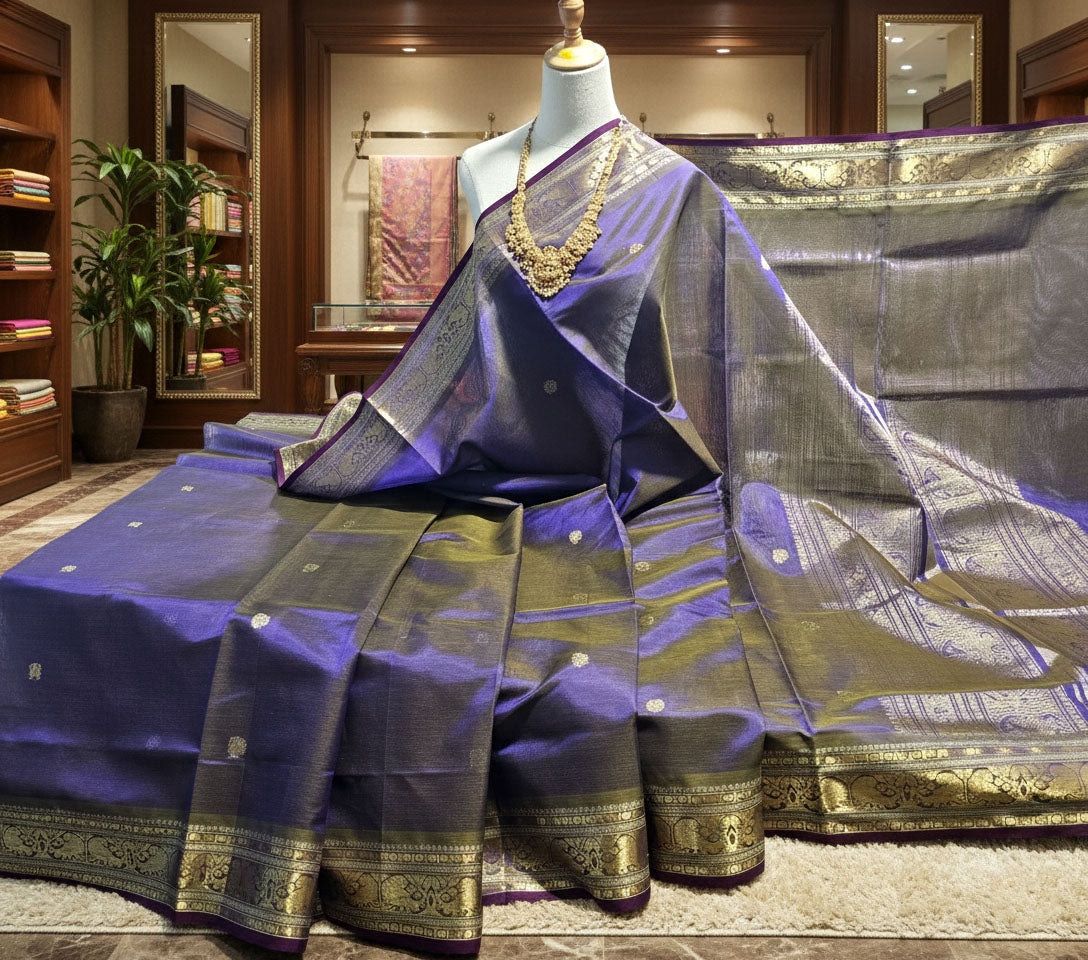 Kanchipuram Pure Silk Cotton Saree