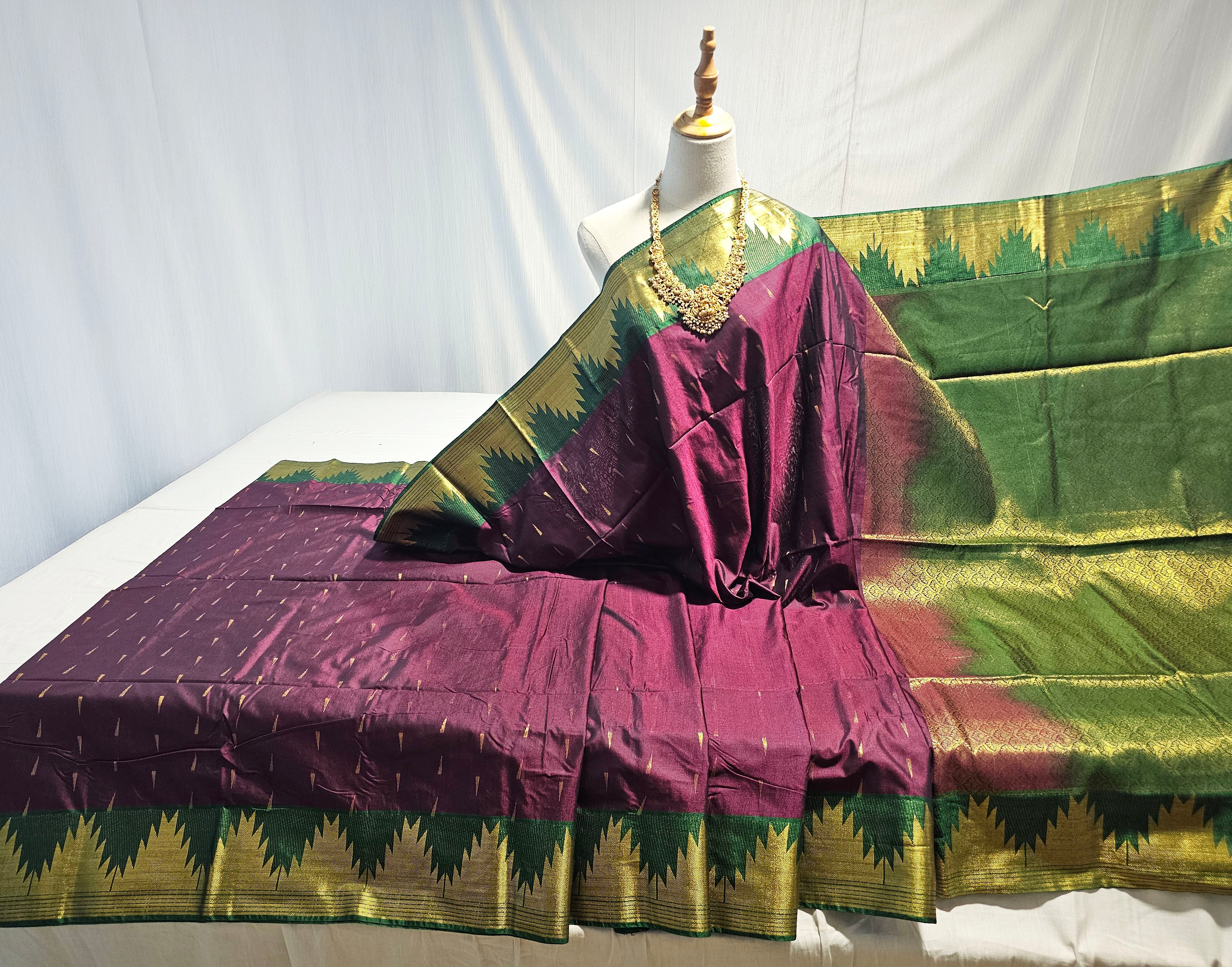 Kanchipuram Pure Soft Silk Saree