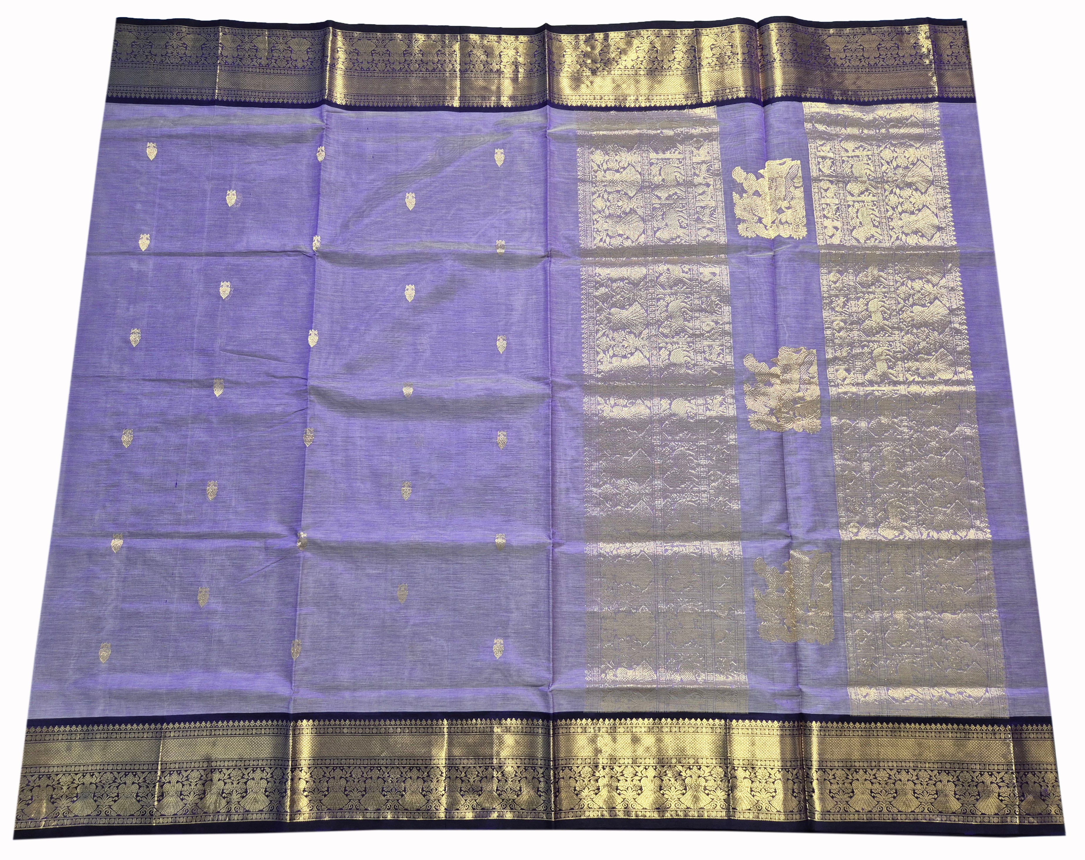 Kanchipuram Pure Silk Cotton Saree