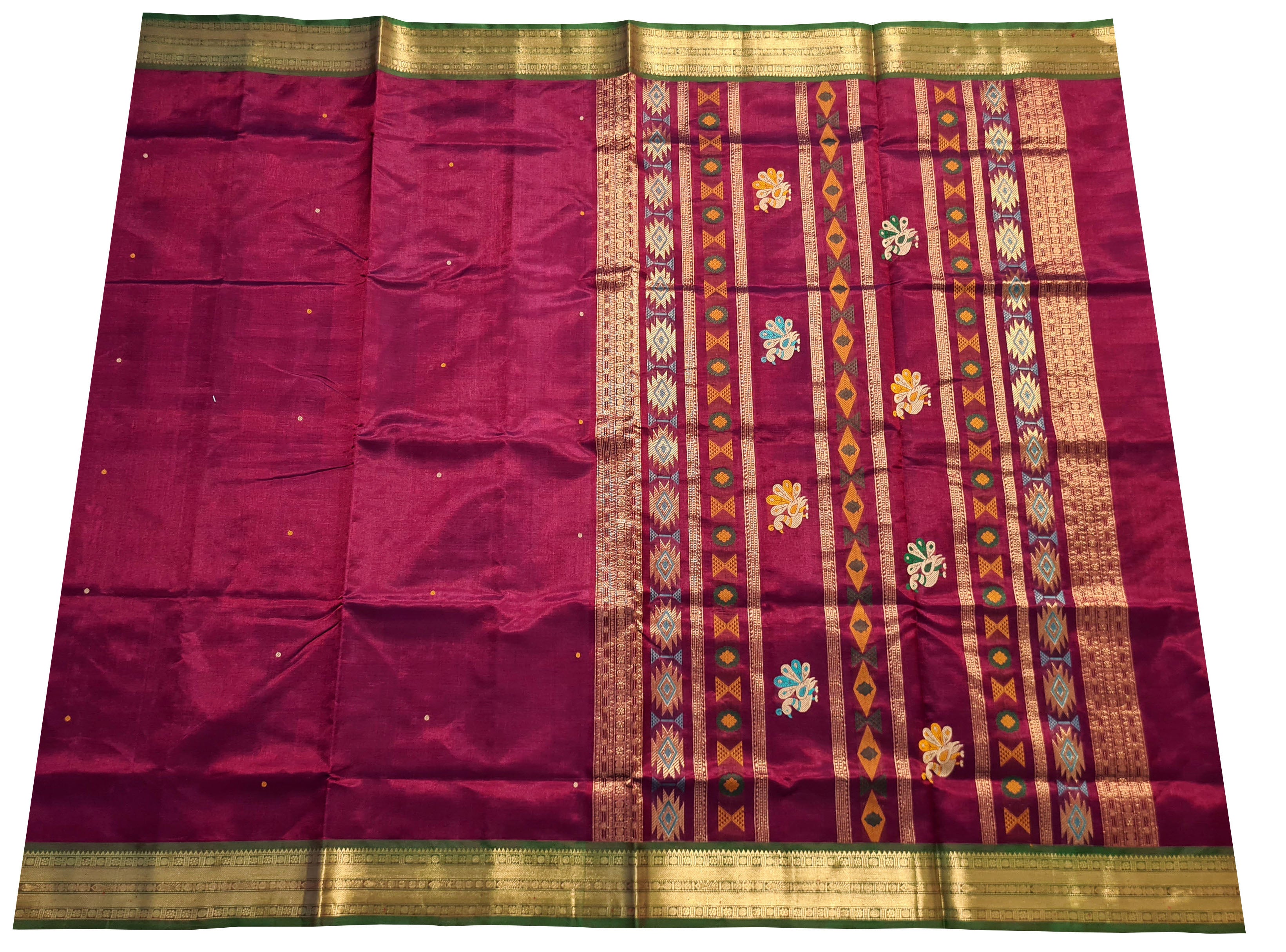Kanchipuram Pure Silk Cotton Saree
