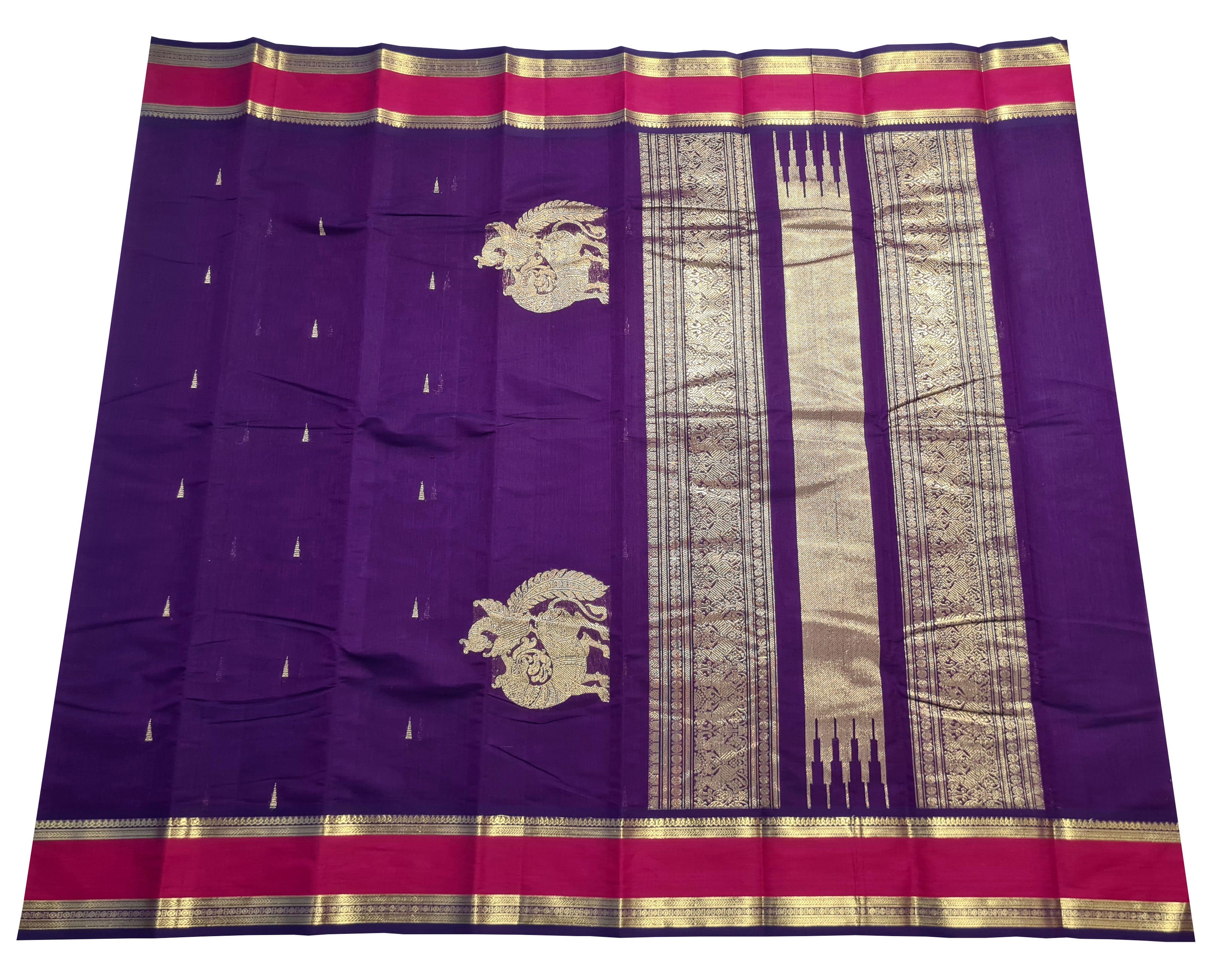 Kanchipuram Pure Silk Cotton Saree