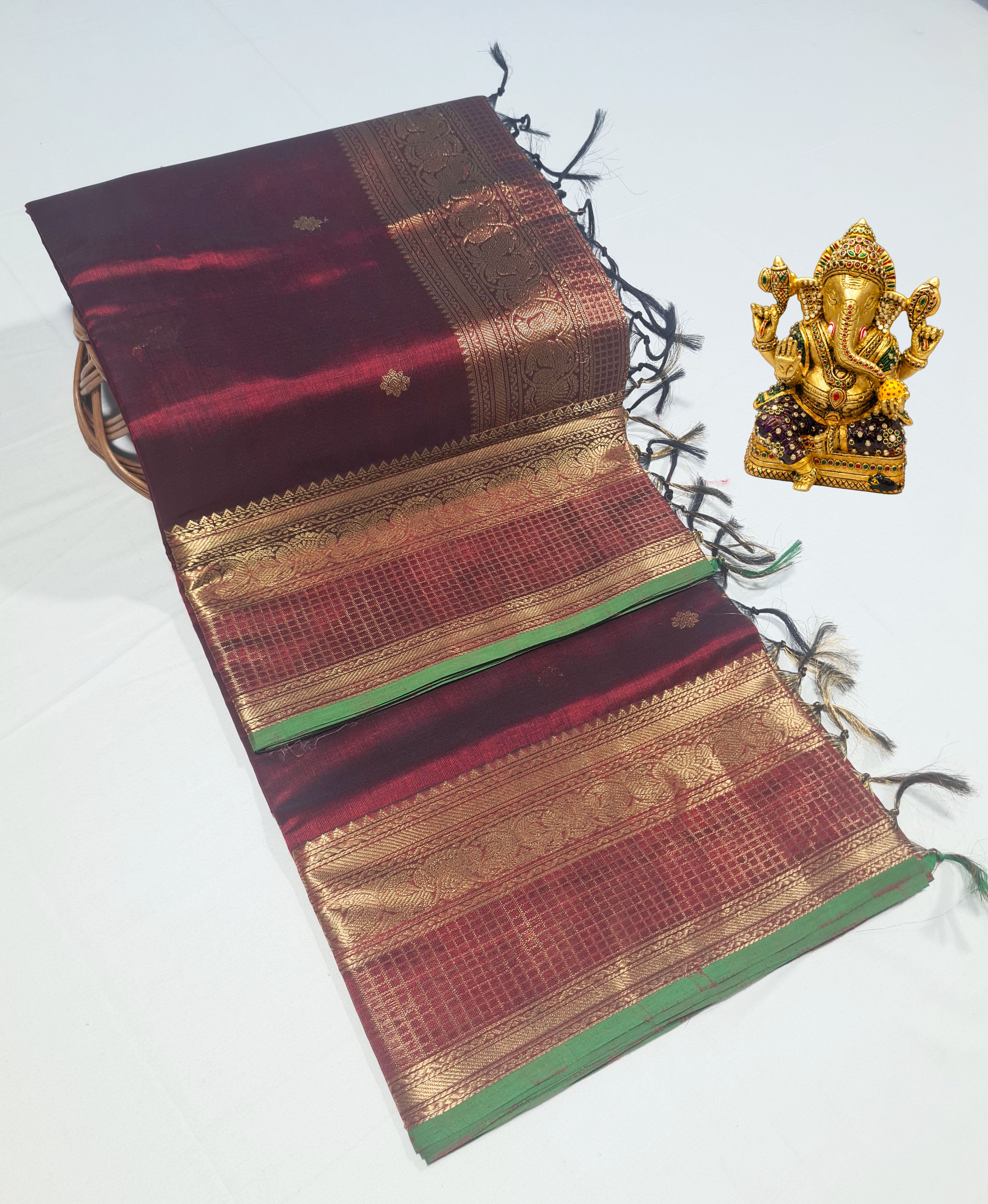 Kanchipuram Pure Silk Cotton Saree
