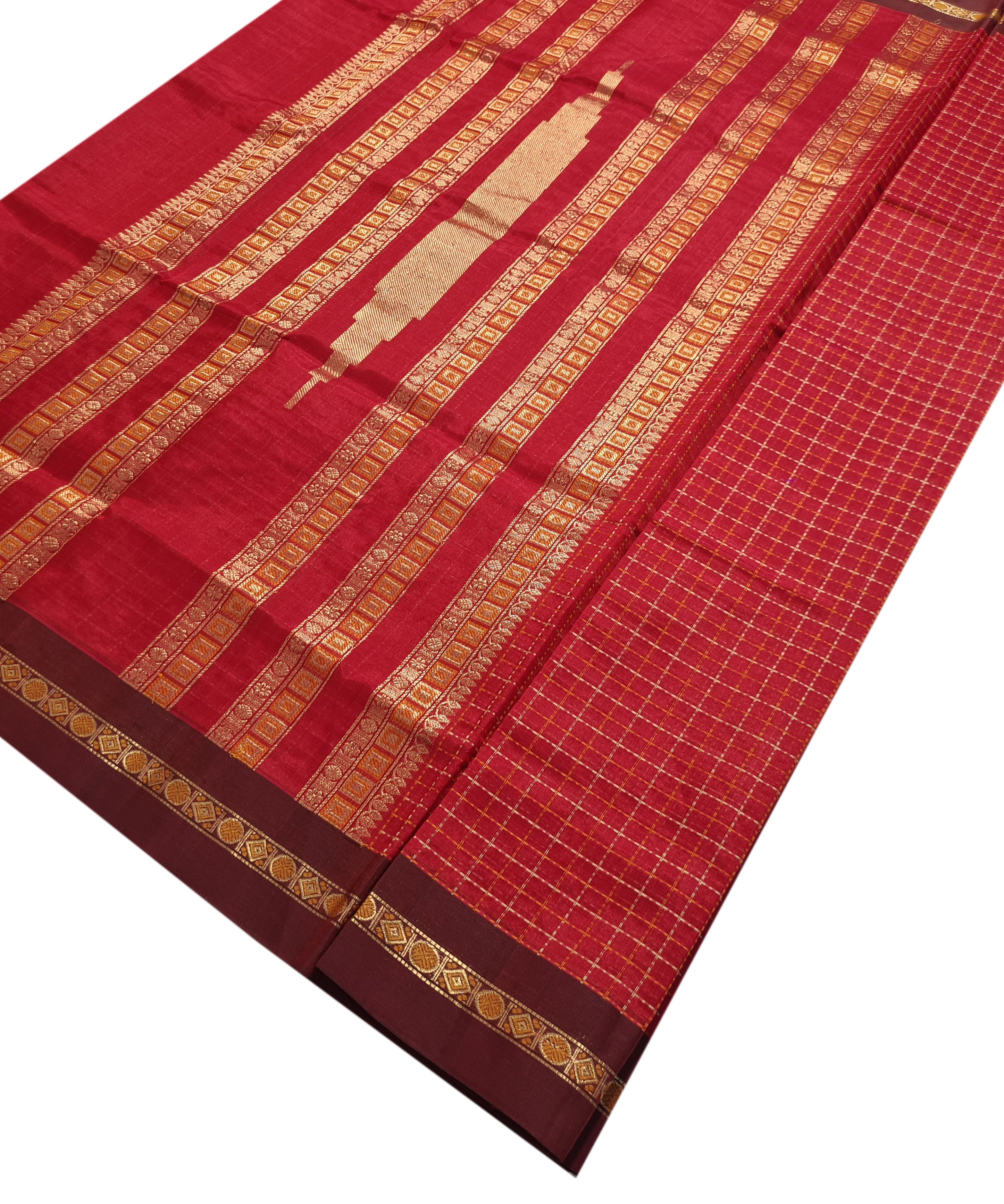 Kanchipuram Pure Silk Cotton Saree