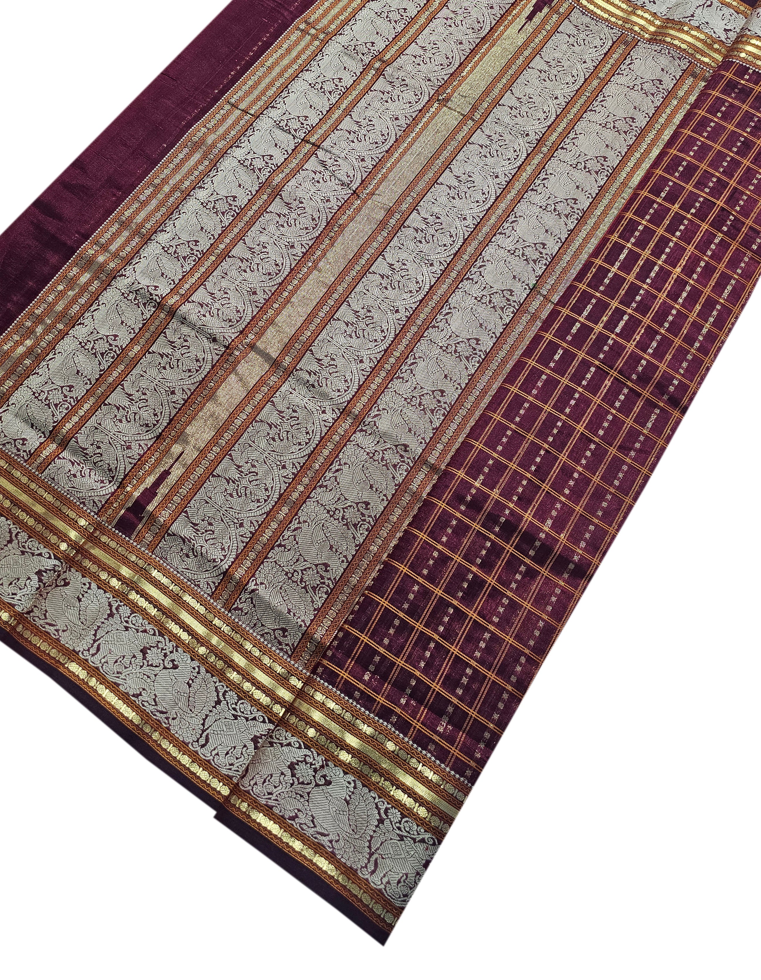 Kanchipuram Pure Silk Cotton Saree