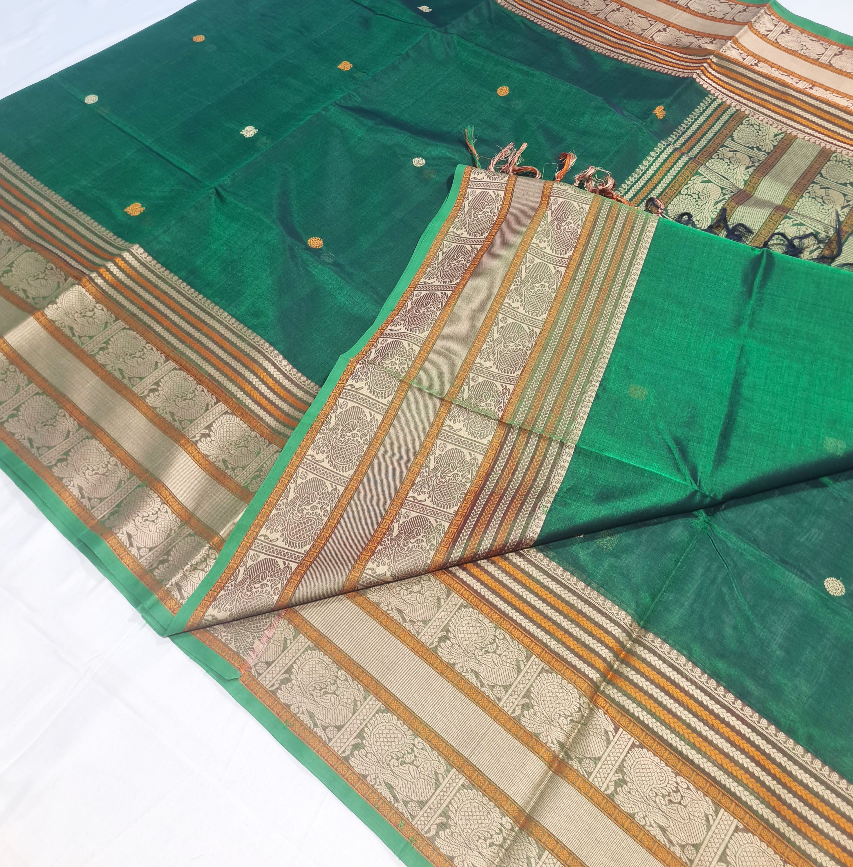 Kanchipuram Pure Silk Cotton Saree