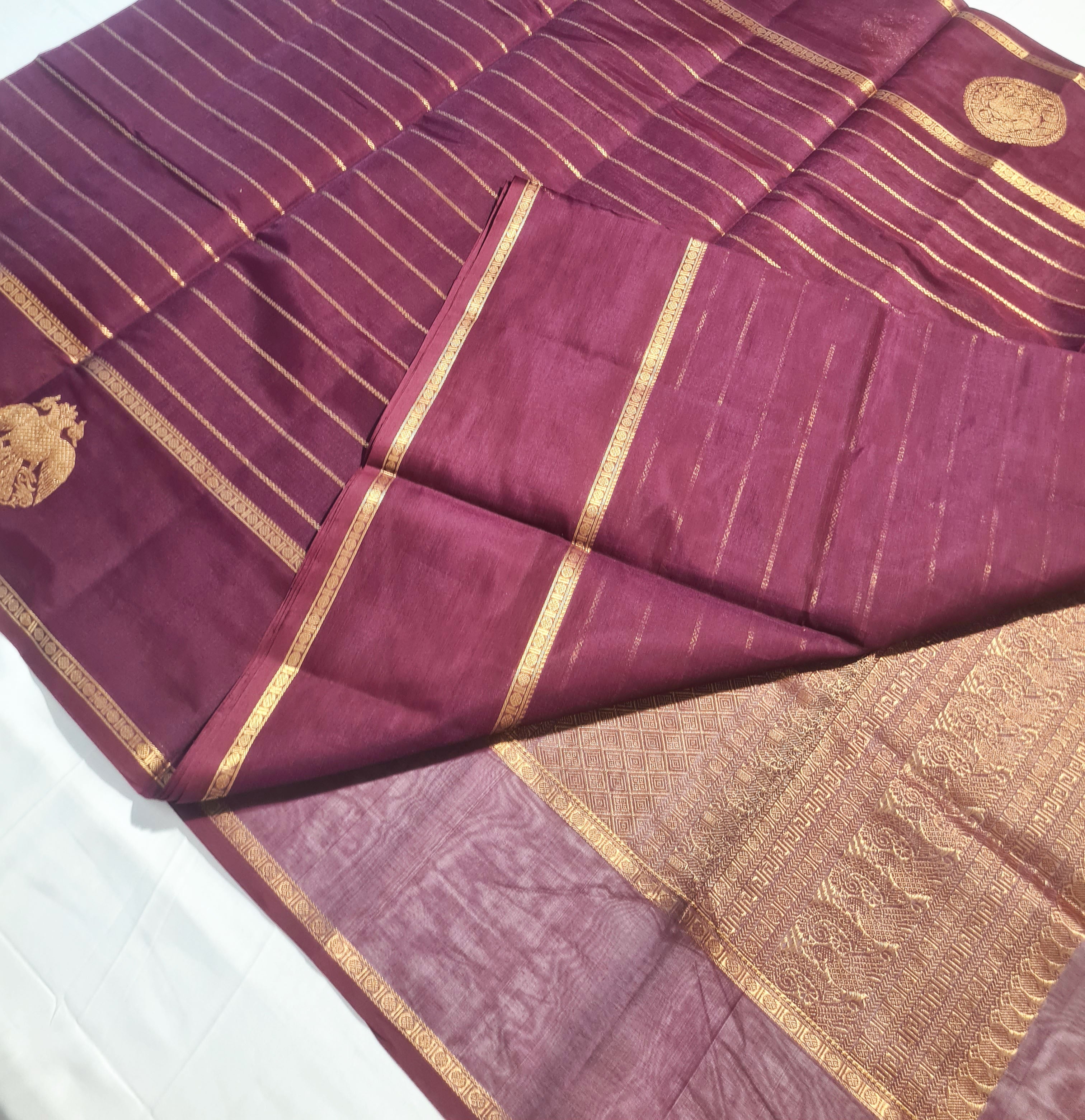 Kanchipuram Pure Silk Cotton Saree