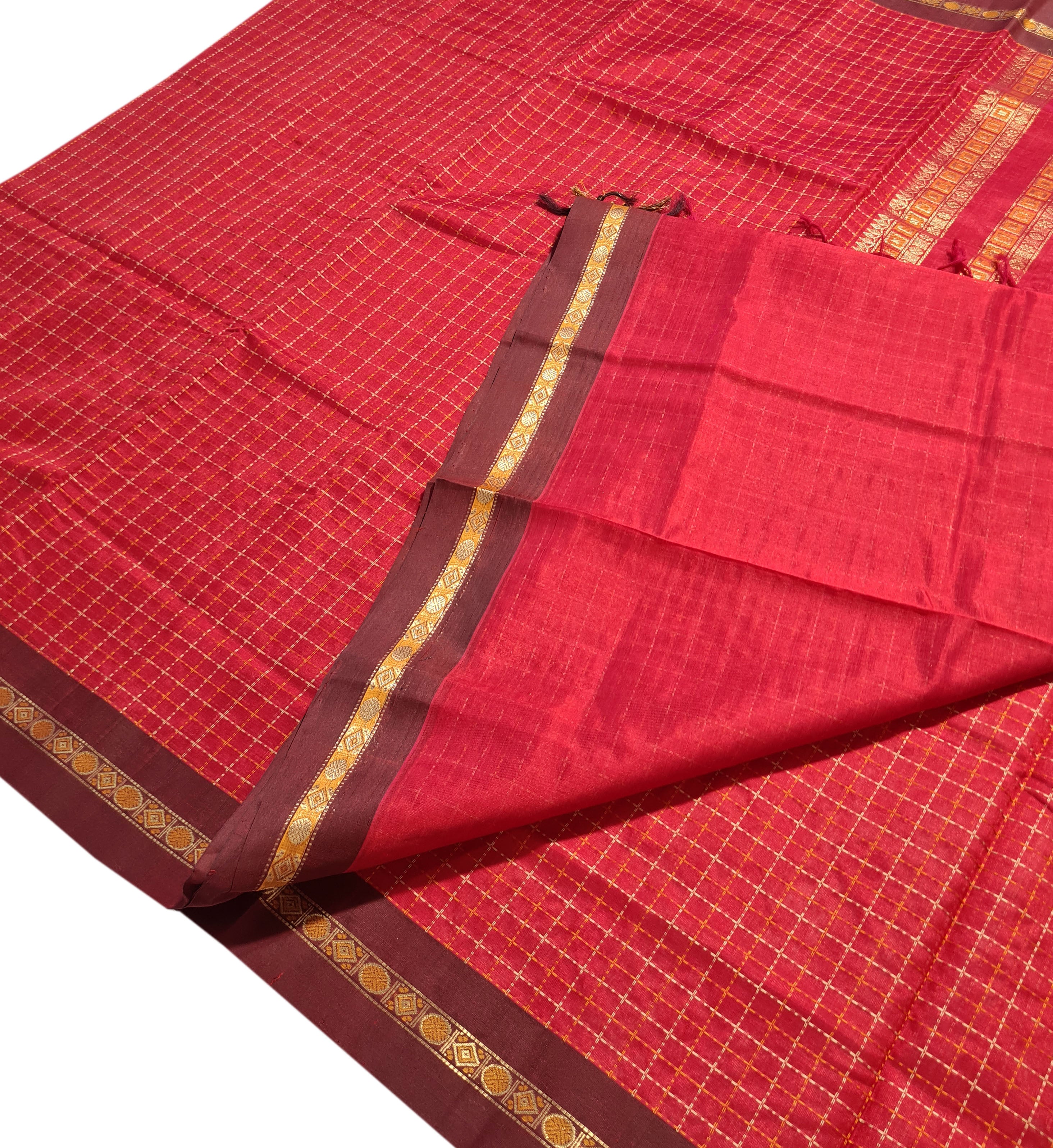 Kanchipuram Pure Silk Cotton Saree
