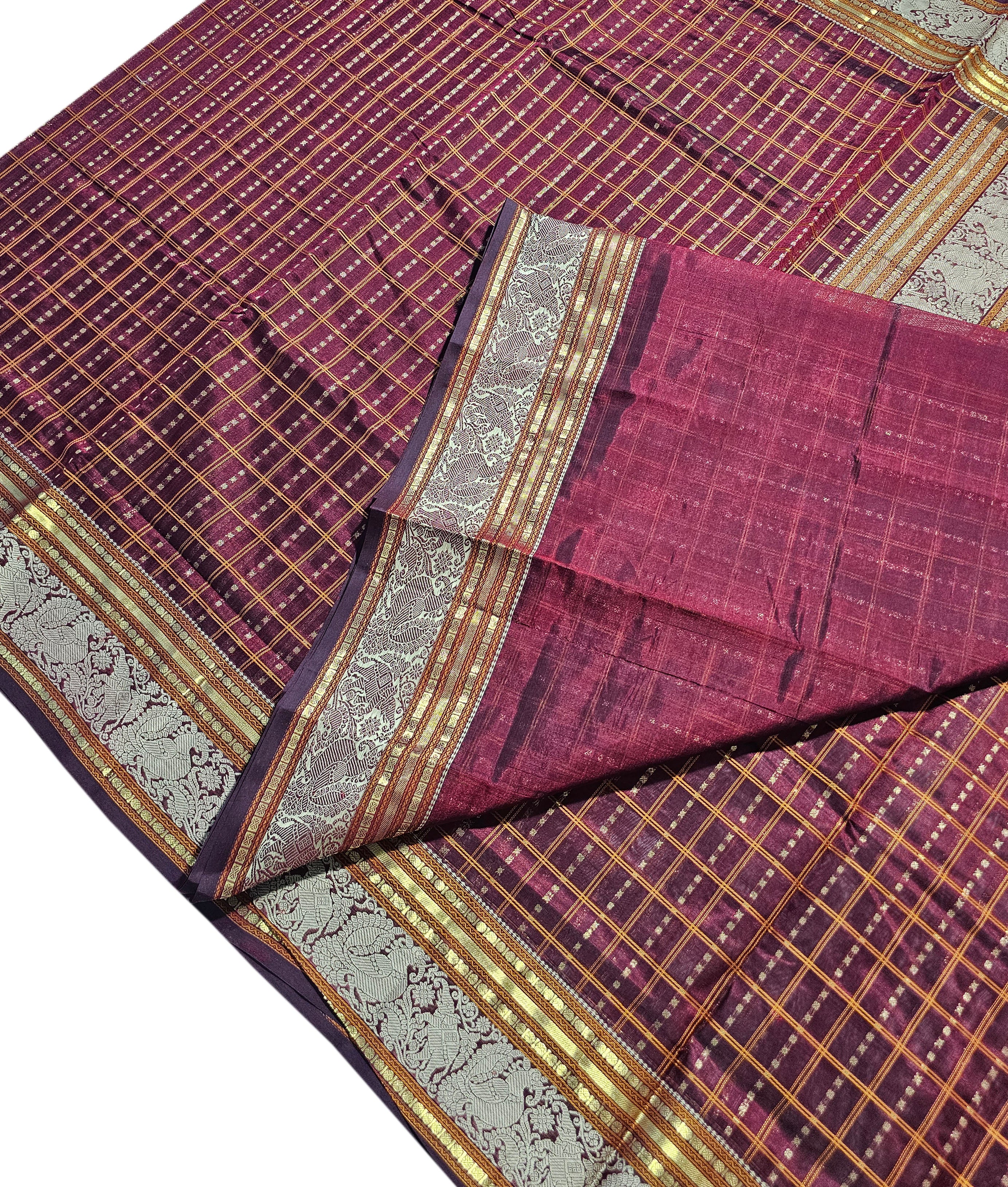 Kanchipuram Pure Silk Cotton Saree