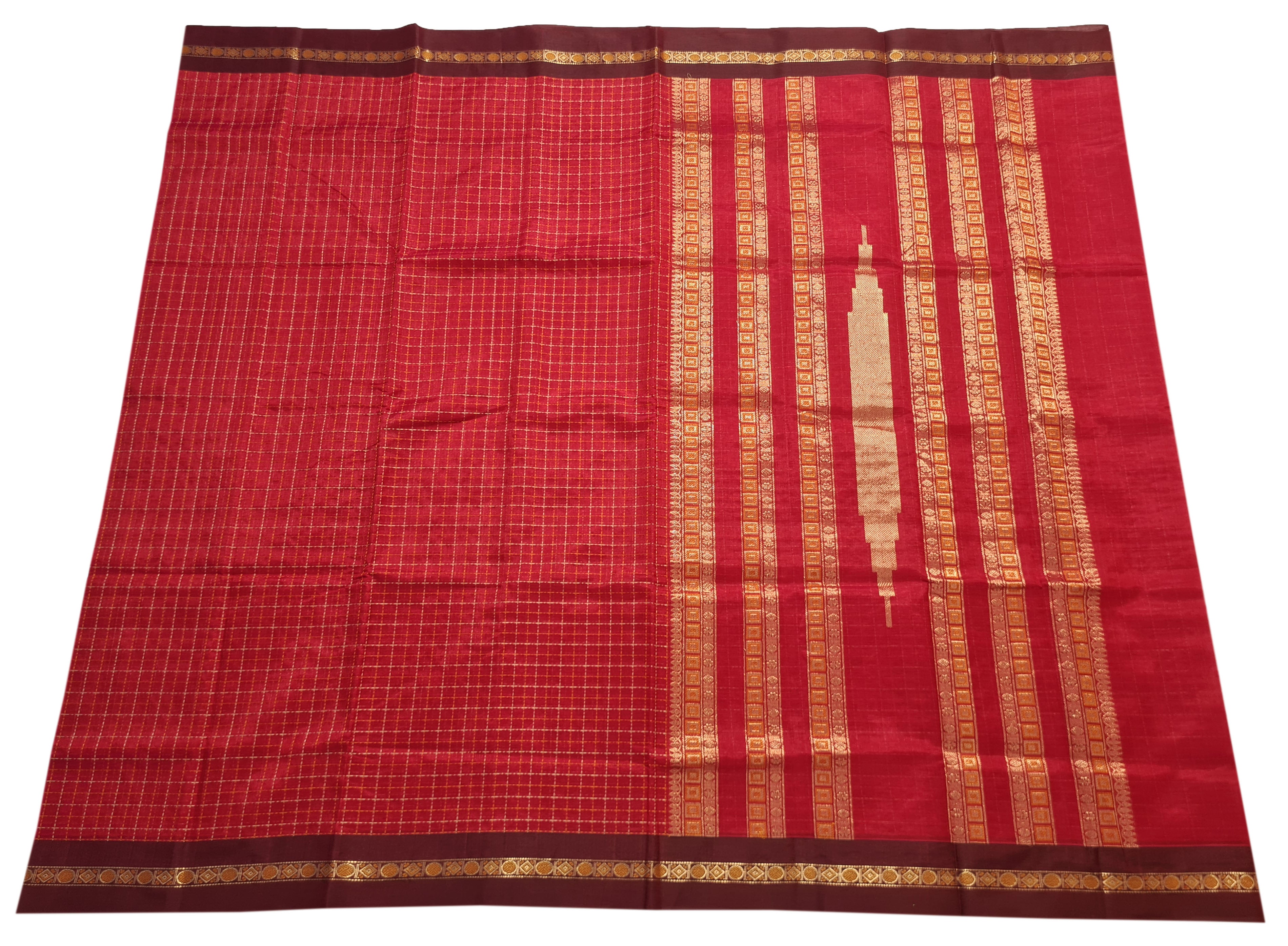 Kanchipuram Pure Silk Cotton Saree