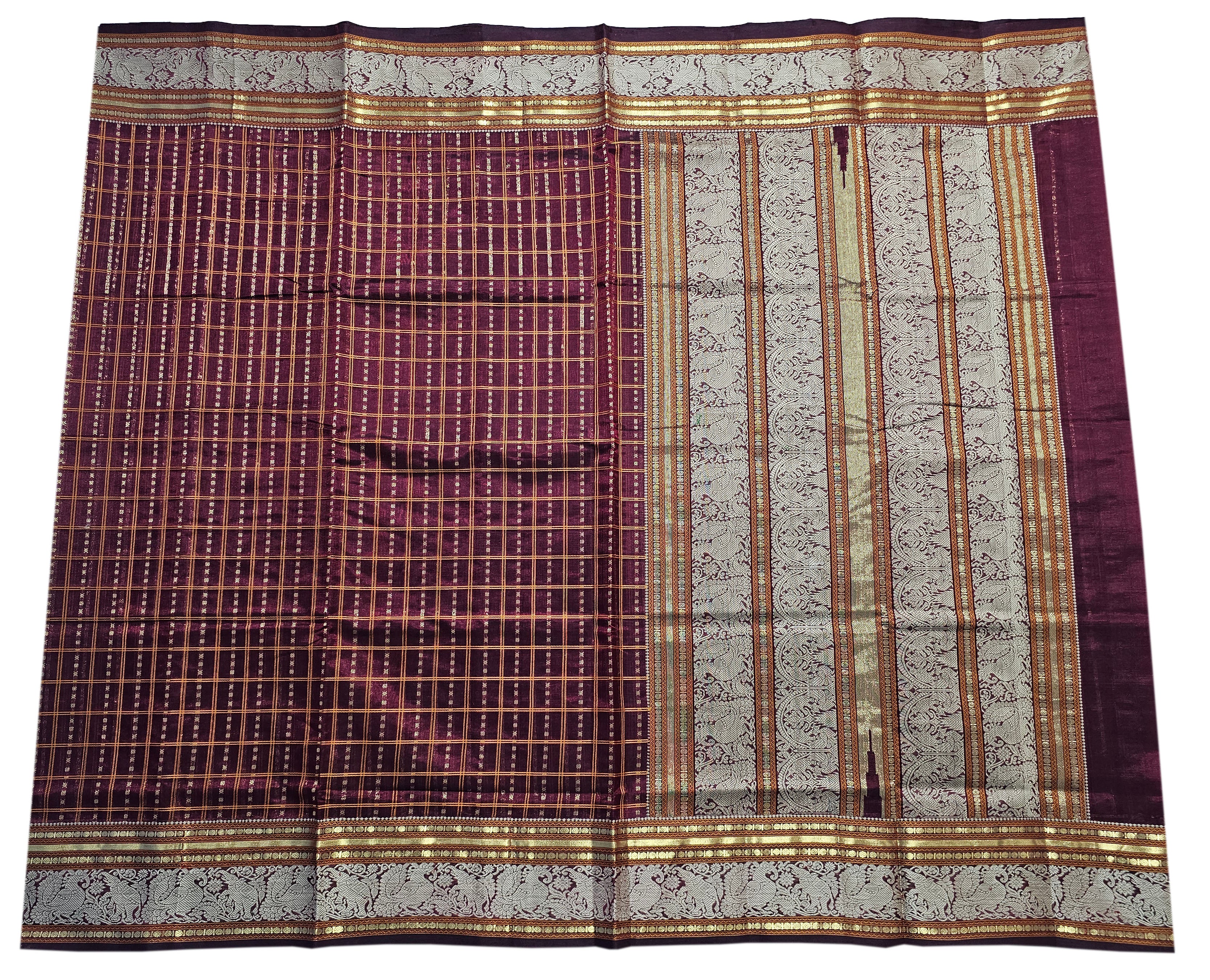 Kanchipuram Pure Silk Cotton Saree