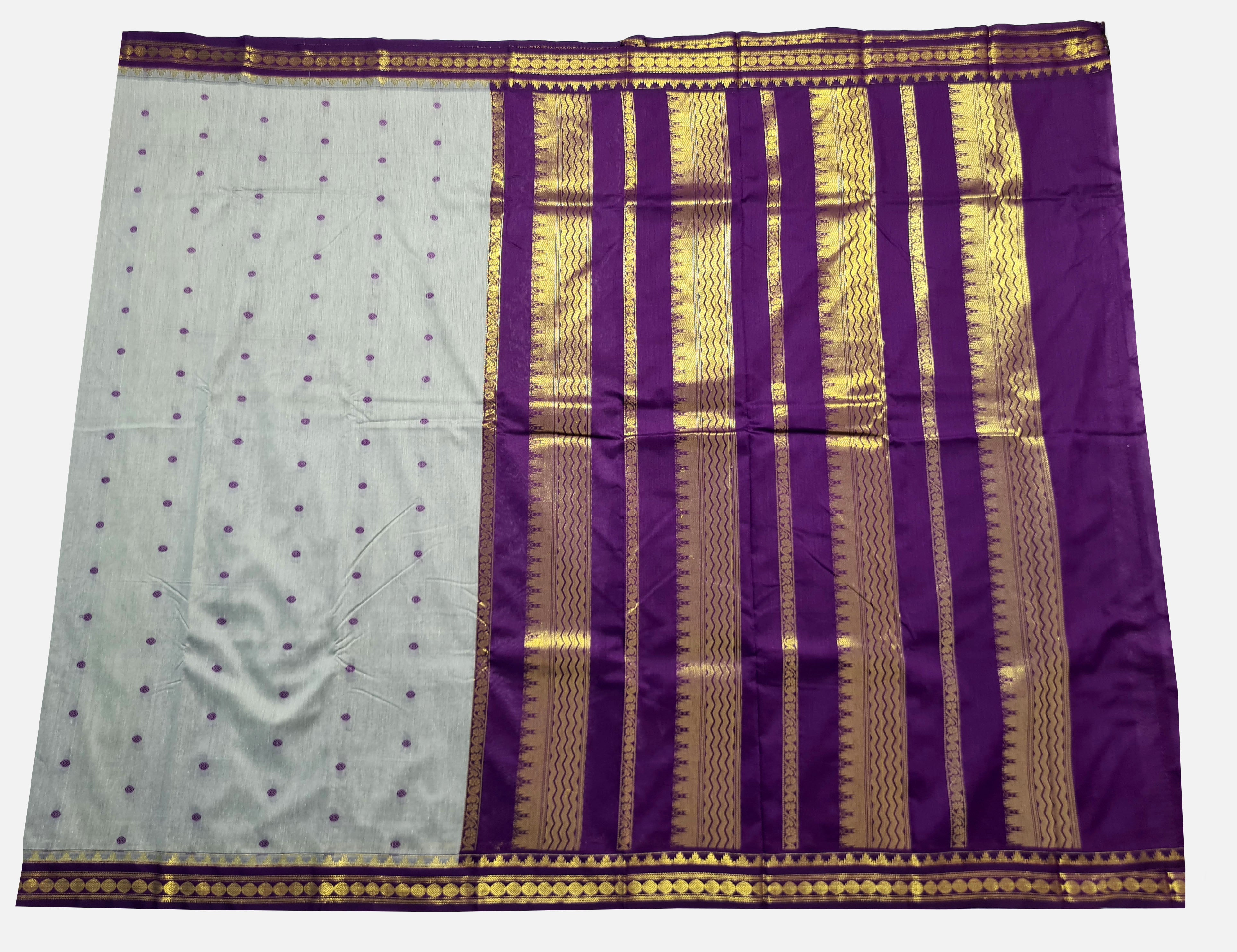 Vairaoosi Agarlic Cotton Silk Sarees