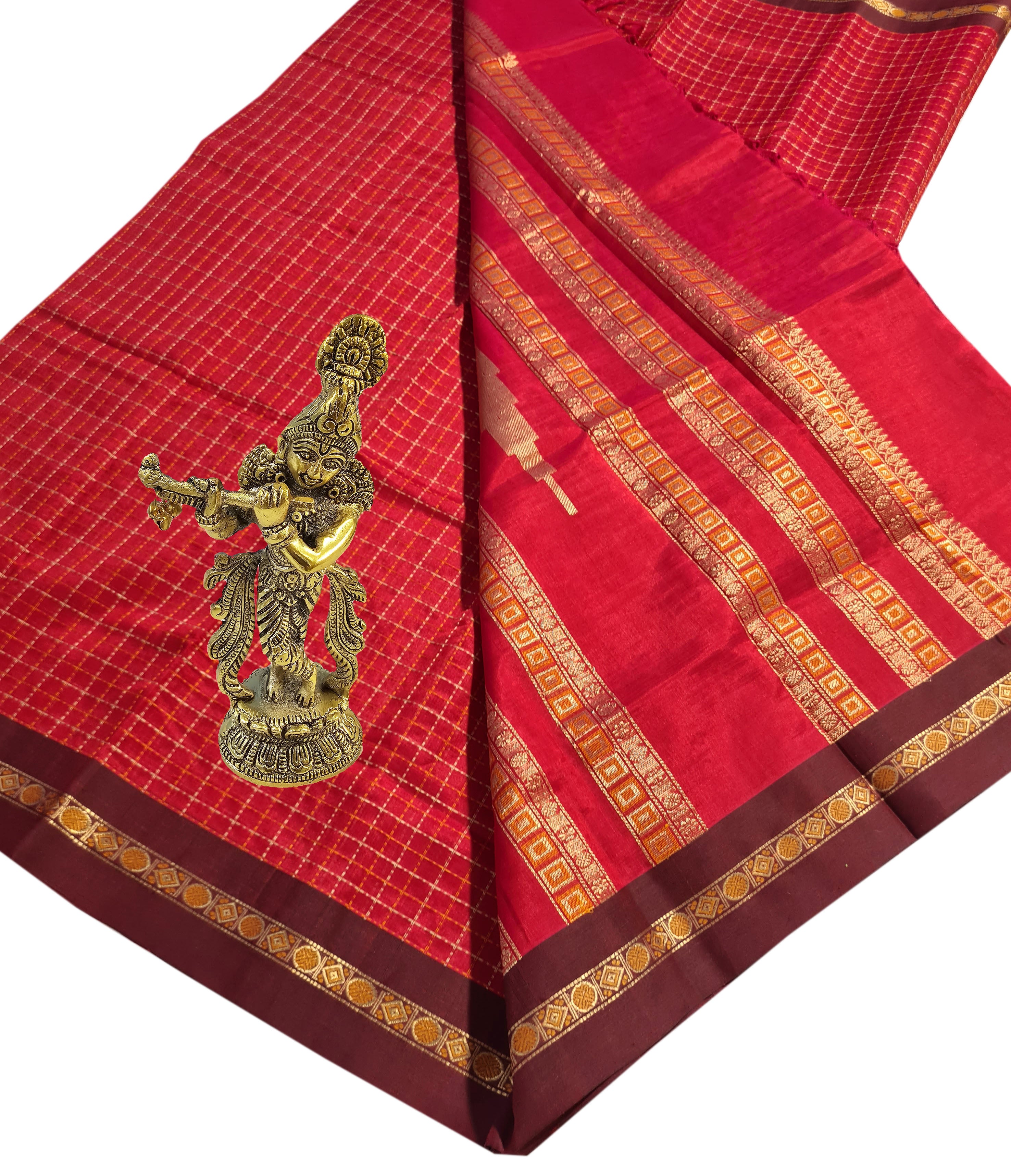 Kanchipuram Pure Silk Cotton Saree