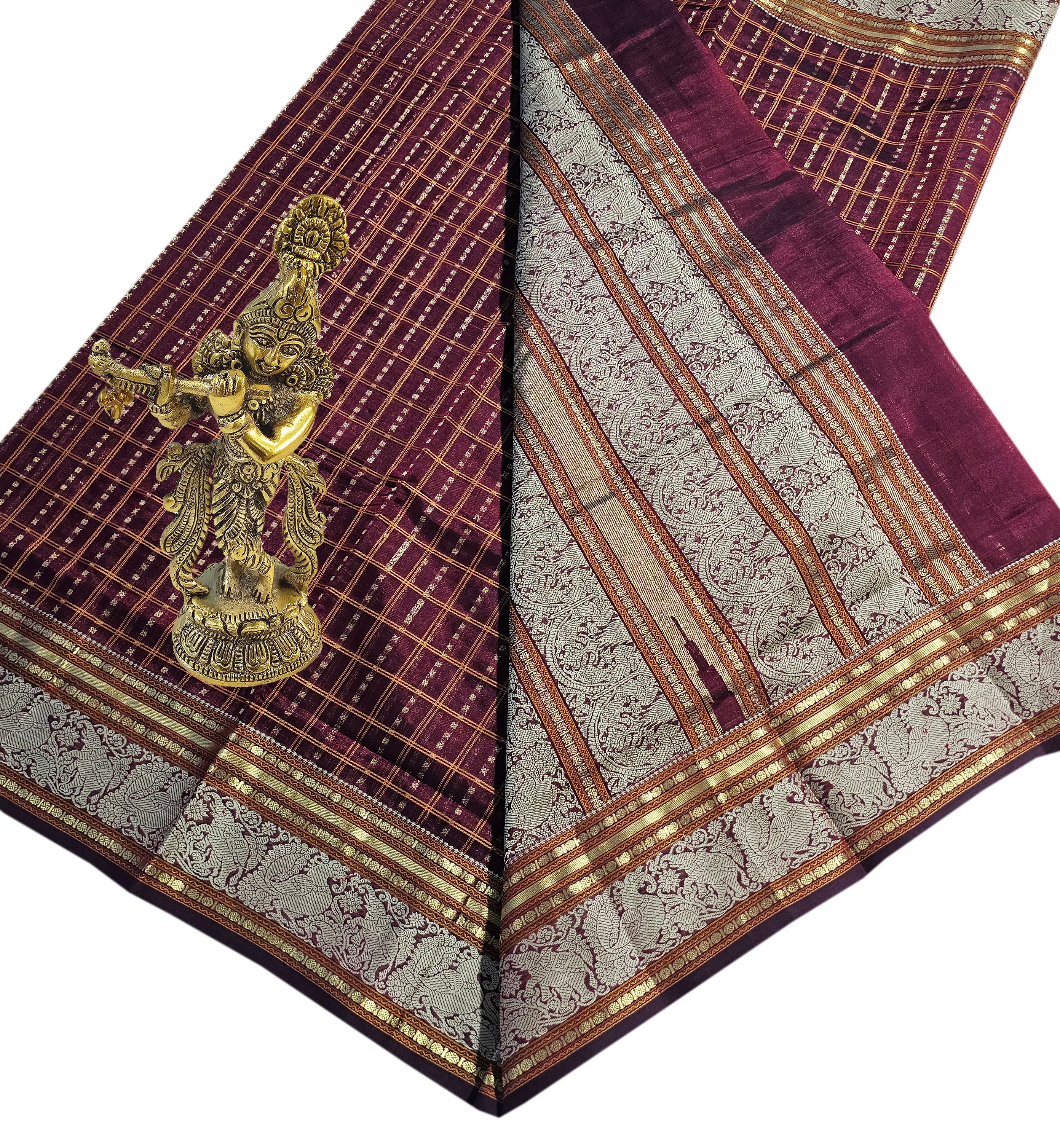 Kanchipuram Pure Silk Cotton Saree