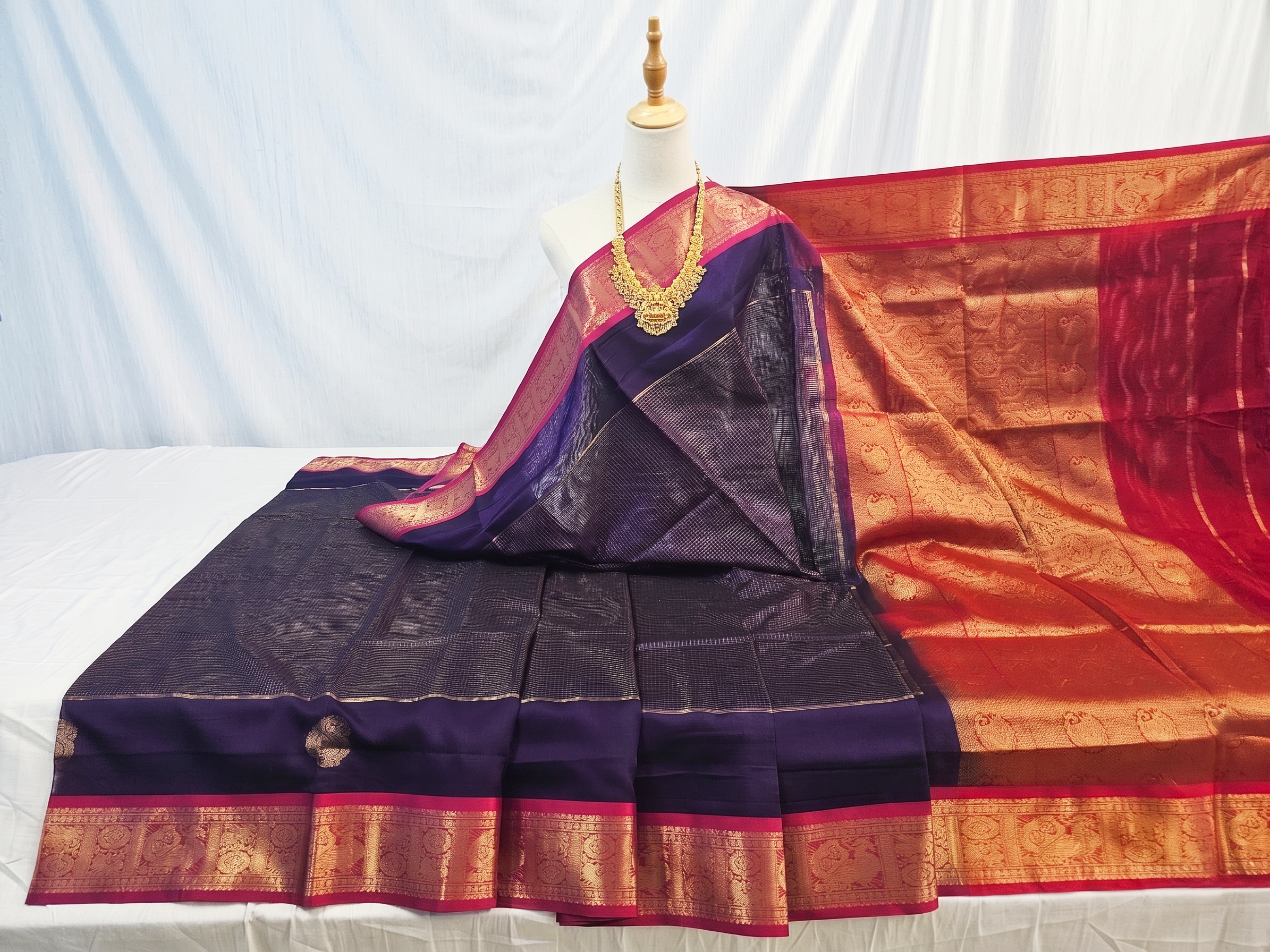 Kanchipuram Pure Silk Cotton Saree