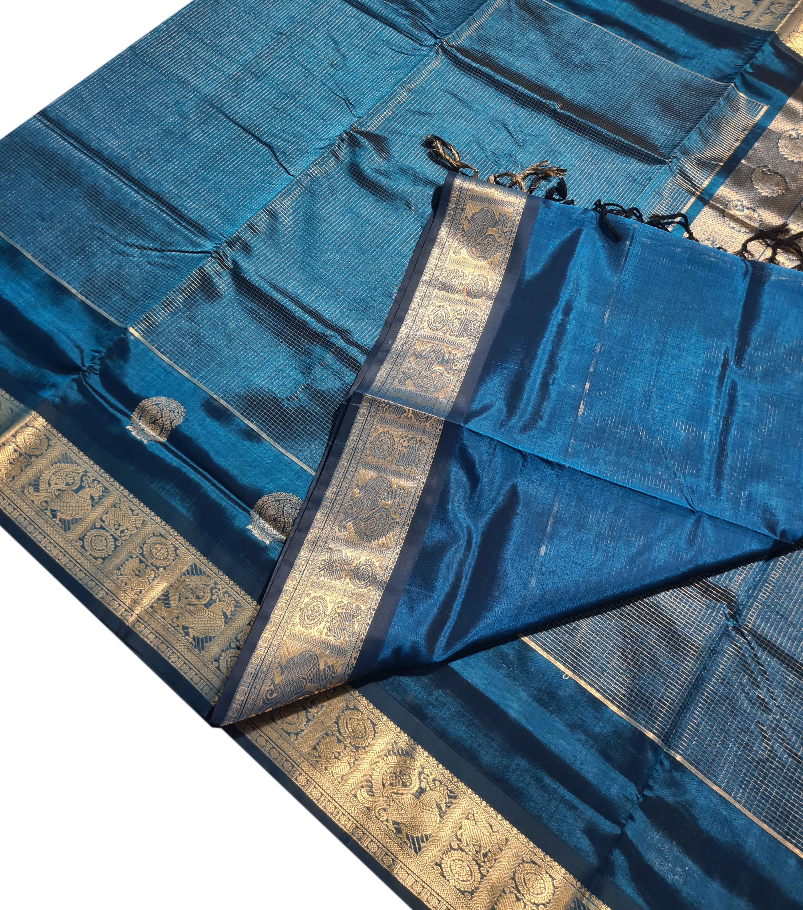 Kanchipuram Pure Silk Cotton Saree
