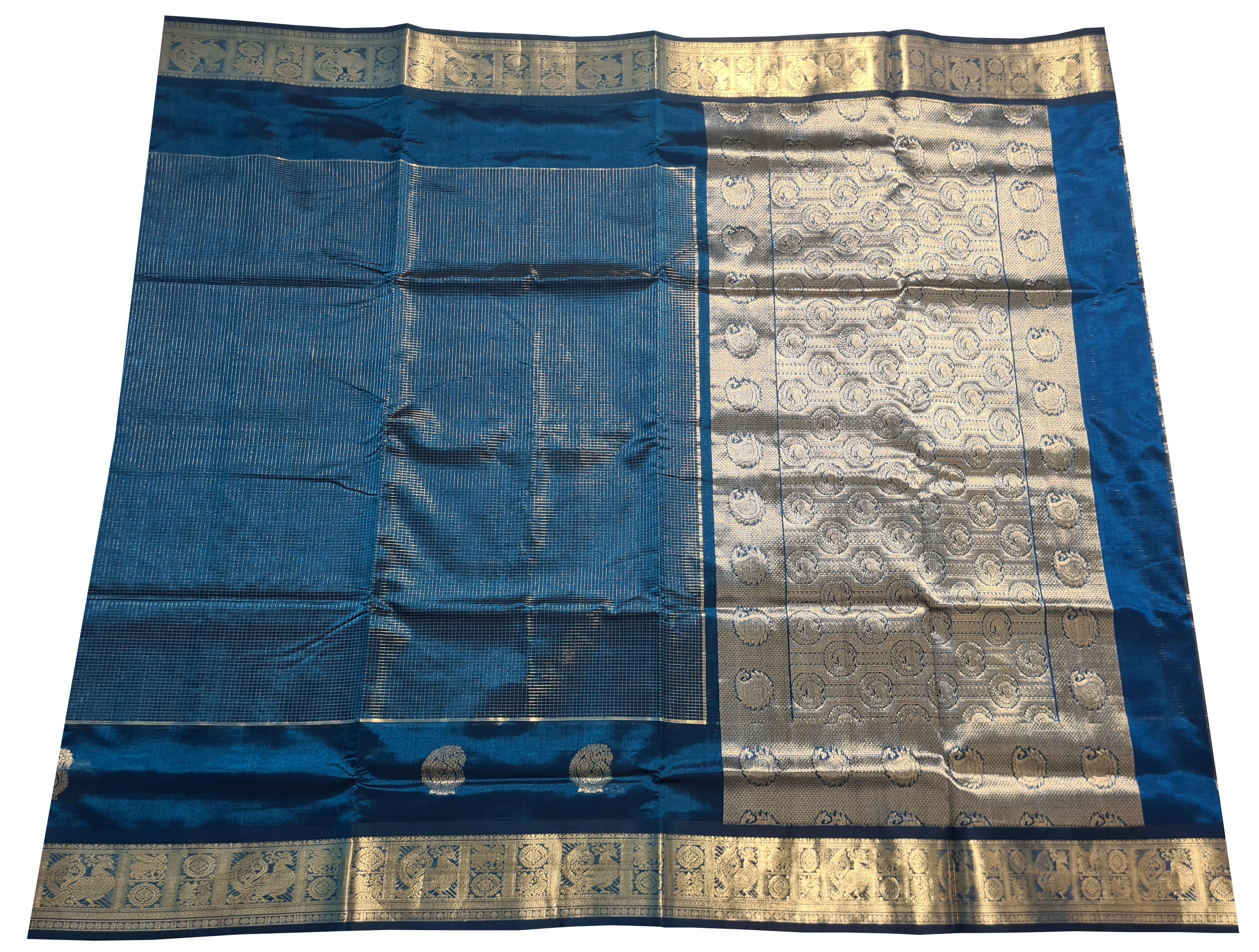 Kanchipuram Pure Silk Cotton Saree