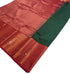 Kanchi Vegan Silk Saree With Contrast Blouse and Rich Jari Pallu