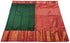 Kanchi Vegan Silk Saree With Contrast Blouse and Rich Jari Pallu