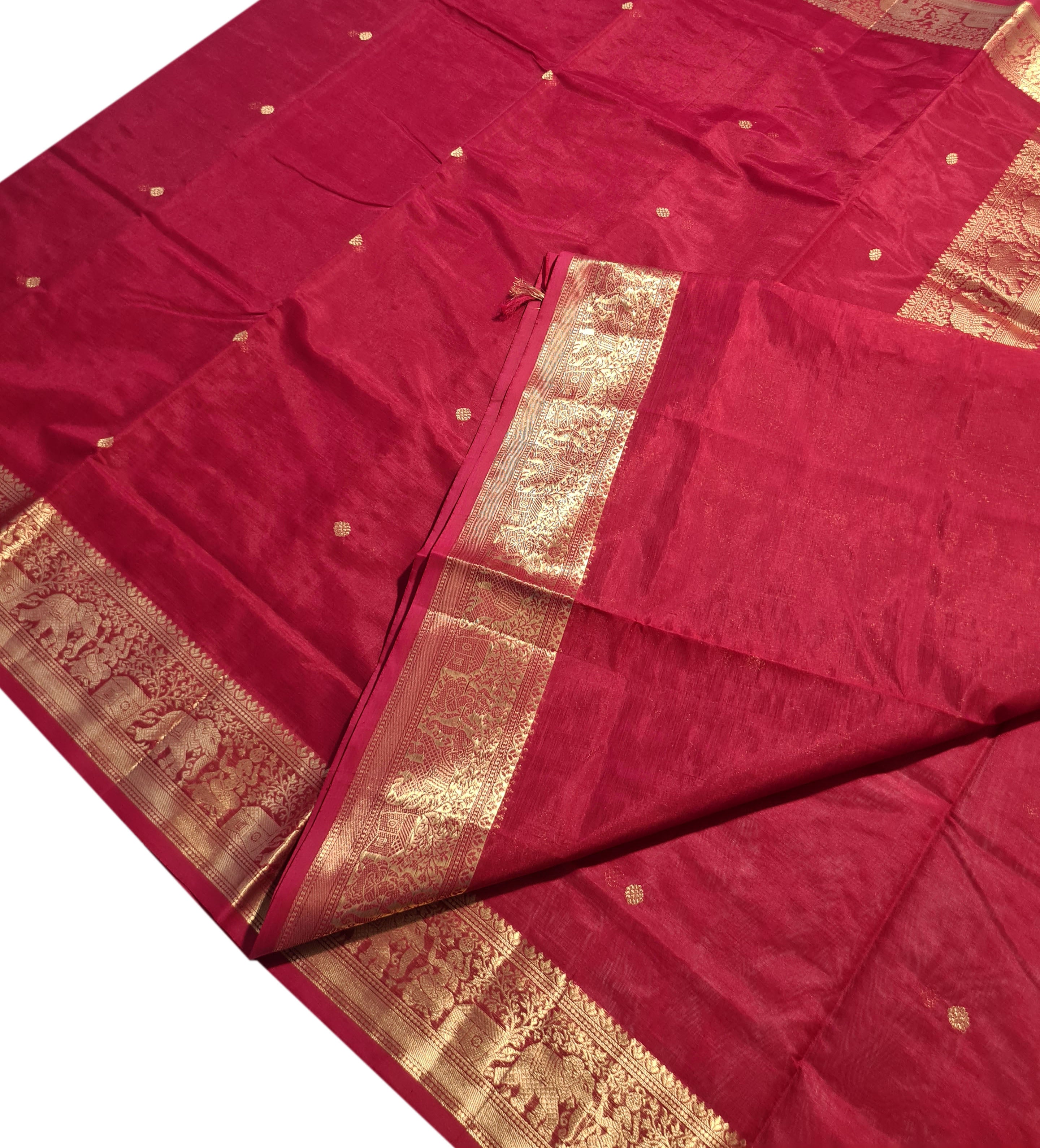 Kanchipuram Pure Silk Cotton Saree