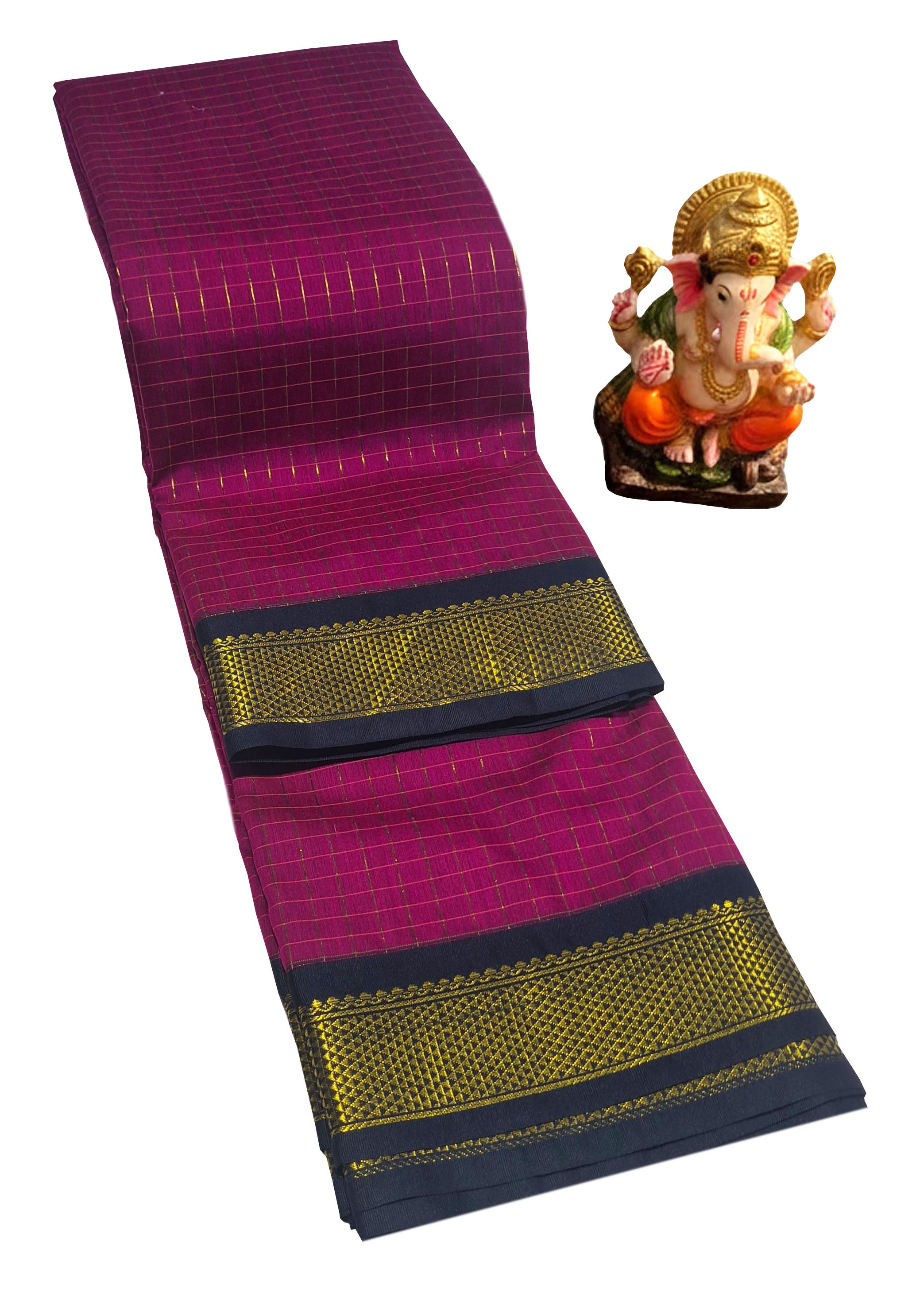Kanchipuram Agarlic Cotton Sarees