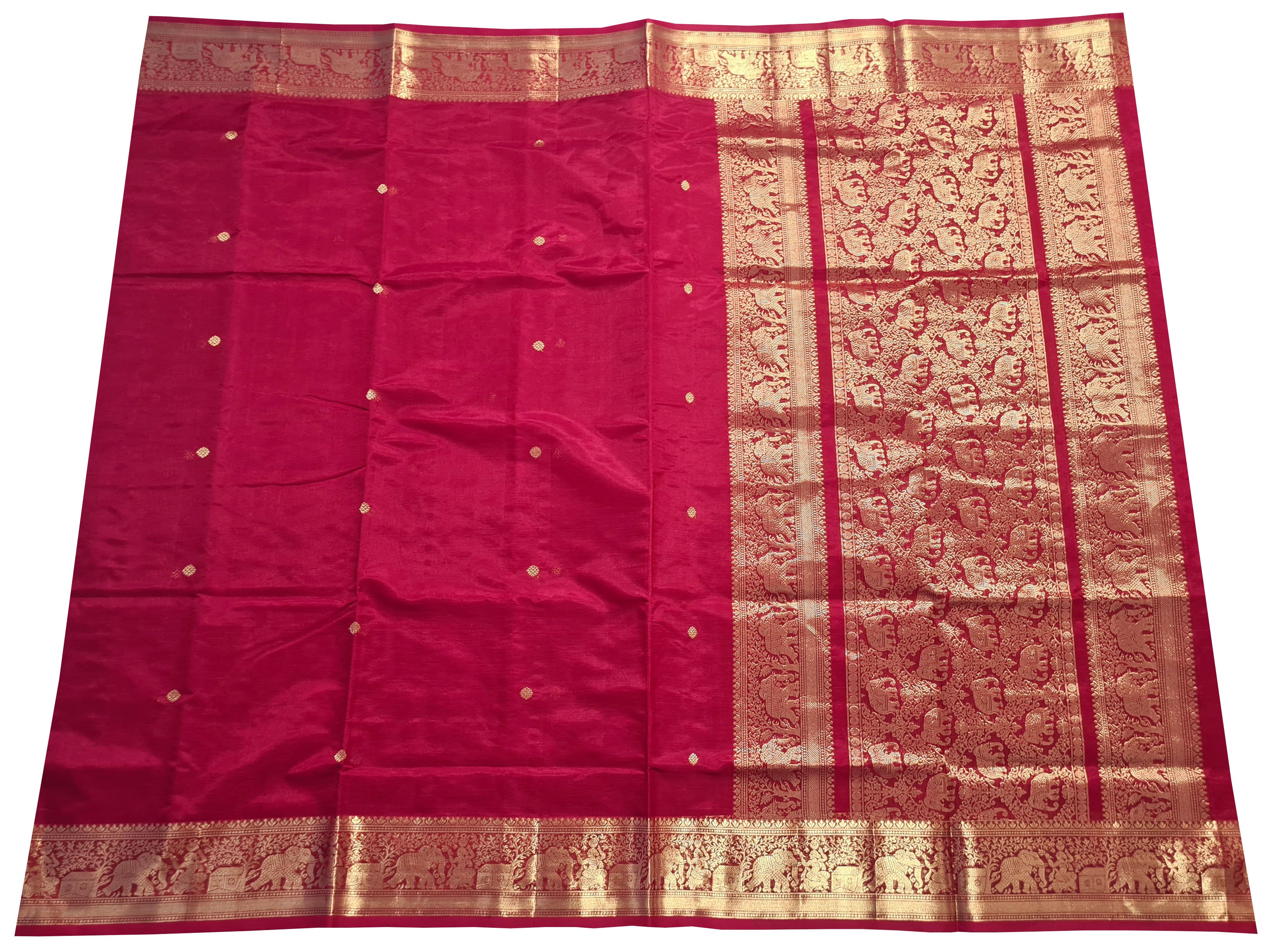 Kanchipuram Pure Silk Cotton Saree